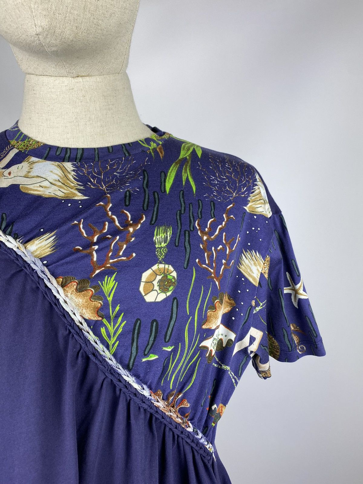 Loewe Loewe Paula’s Ibiza women printed mermaid assymetric t shirt Size M / US 6-8 / IT 42-44 - 3 Thumbnail