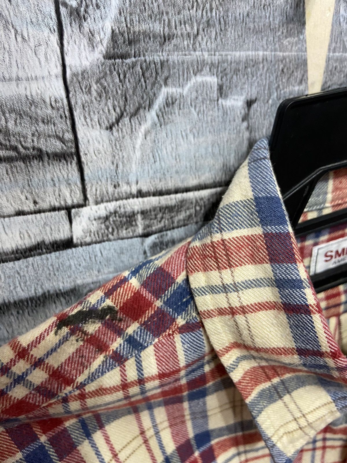 Japanese Brand Vintage Smith’s Flannel double pocket plaid size L fit M Size US M / EU 48-50 / 2 - 3 Thumbnail