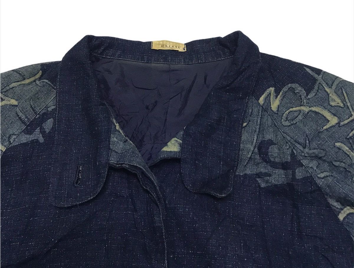 Vintage vintage indigo jacket nice design Size US M / EU 48-50 / 2 - 2 Thumbnail