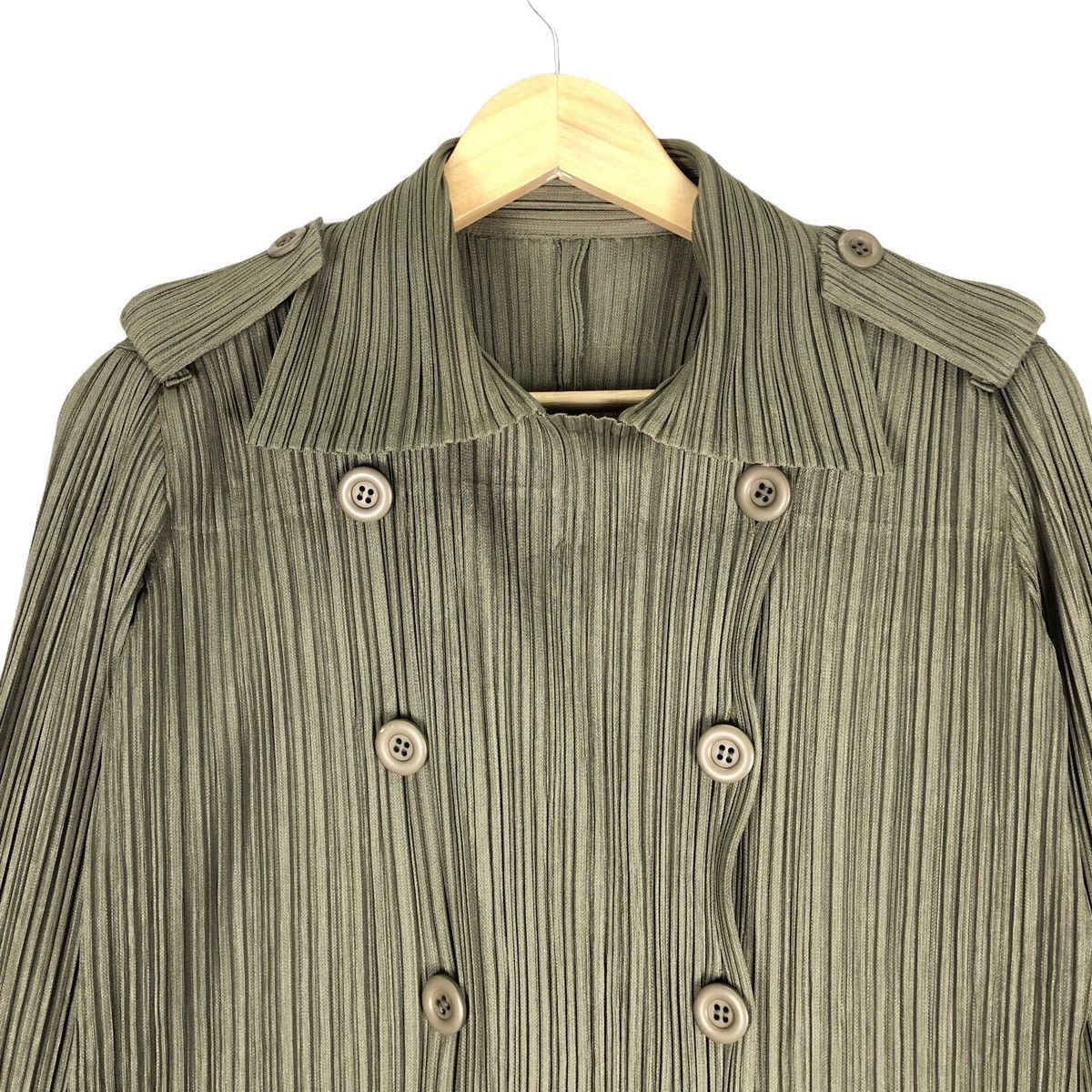 Issey Miyake 🔥Issey Miyake Pleats Please Double Collar Jacket Size M / US 6-8 / IT 42-44 - 4 Thumbnail