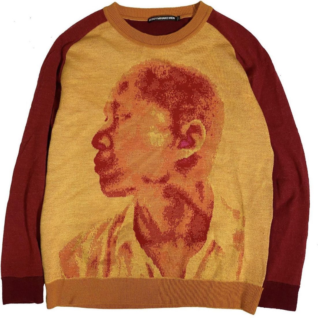 image of Issey Miyake Men F/w 2016 Kenji Hirasawaread Description in Orange (Size Small)