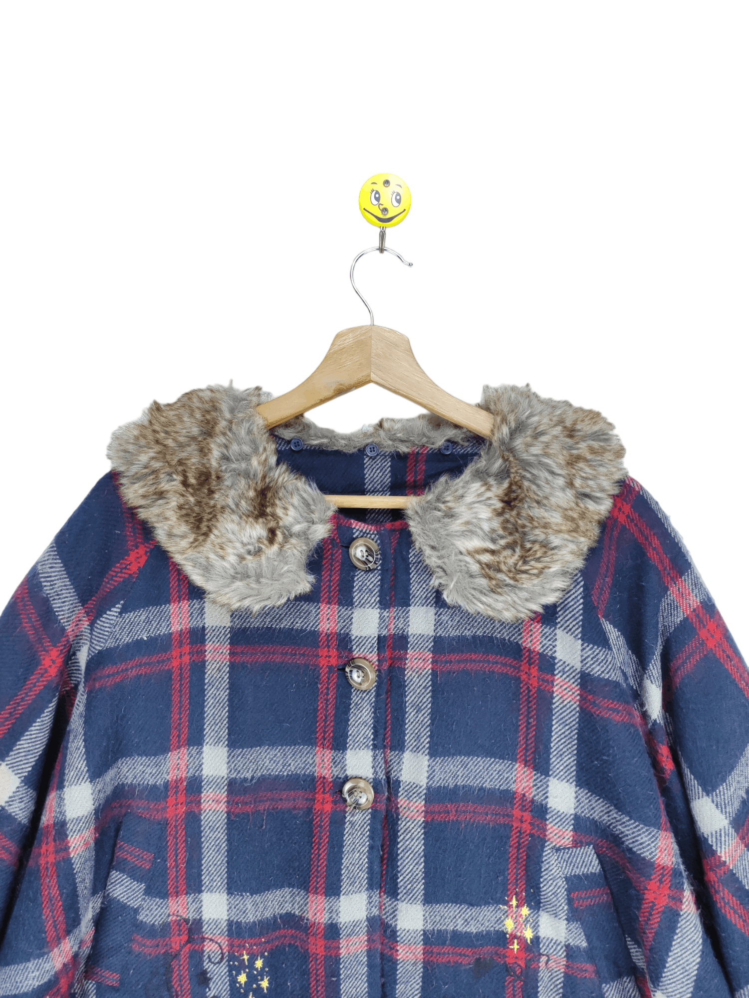 Japanese Brand Steals🔥Poncho Checkered by Scolar Size ONE SIZE - 7 Thumbnail