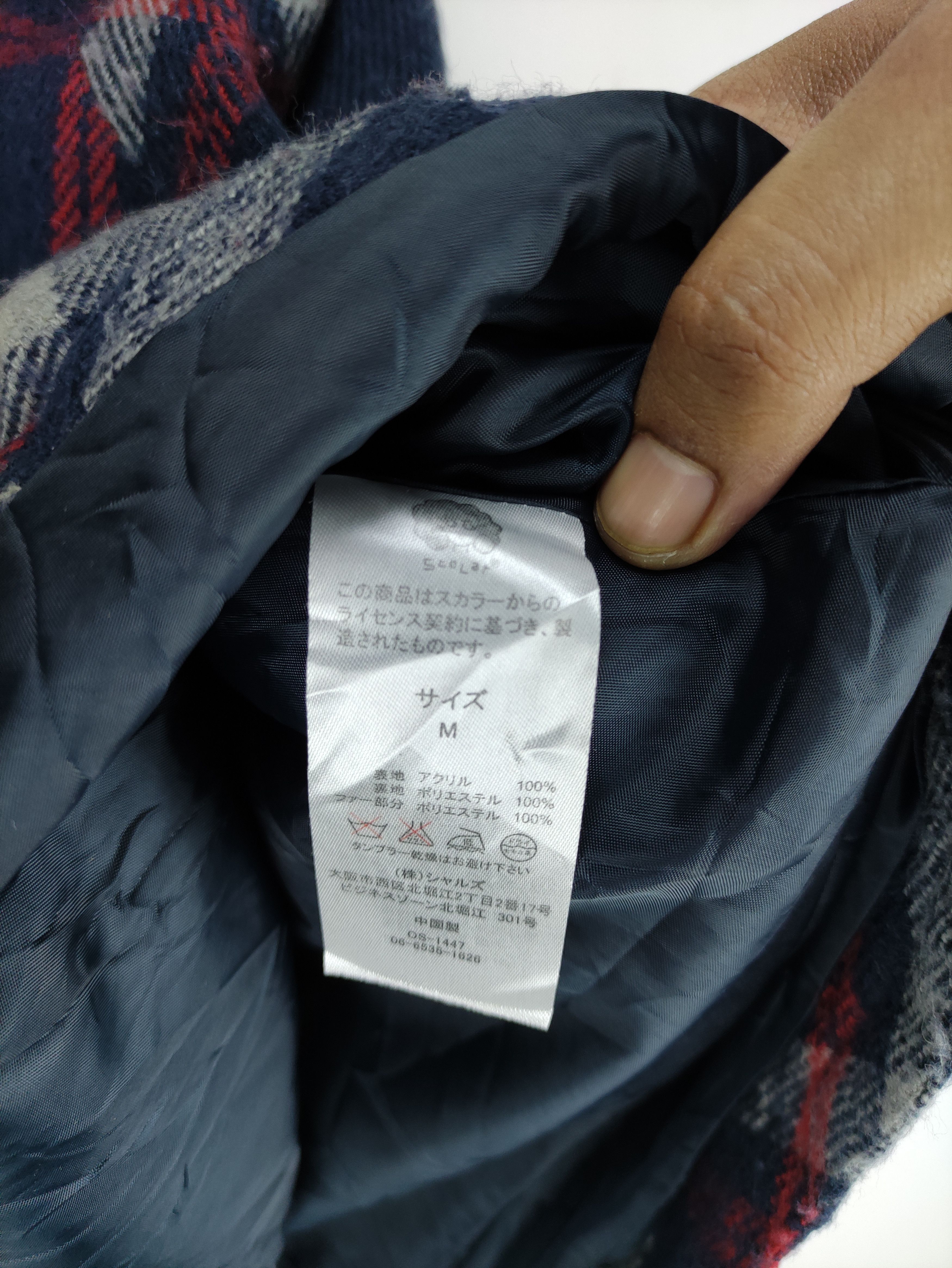 Japanese Brand Steals🔥Poncho Checkered by Scolar Size ONE SIZE - 4 Thumbnail