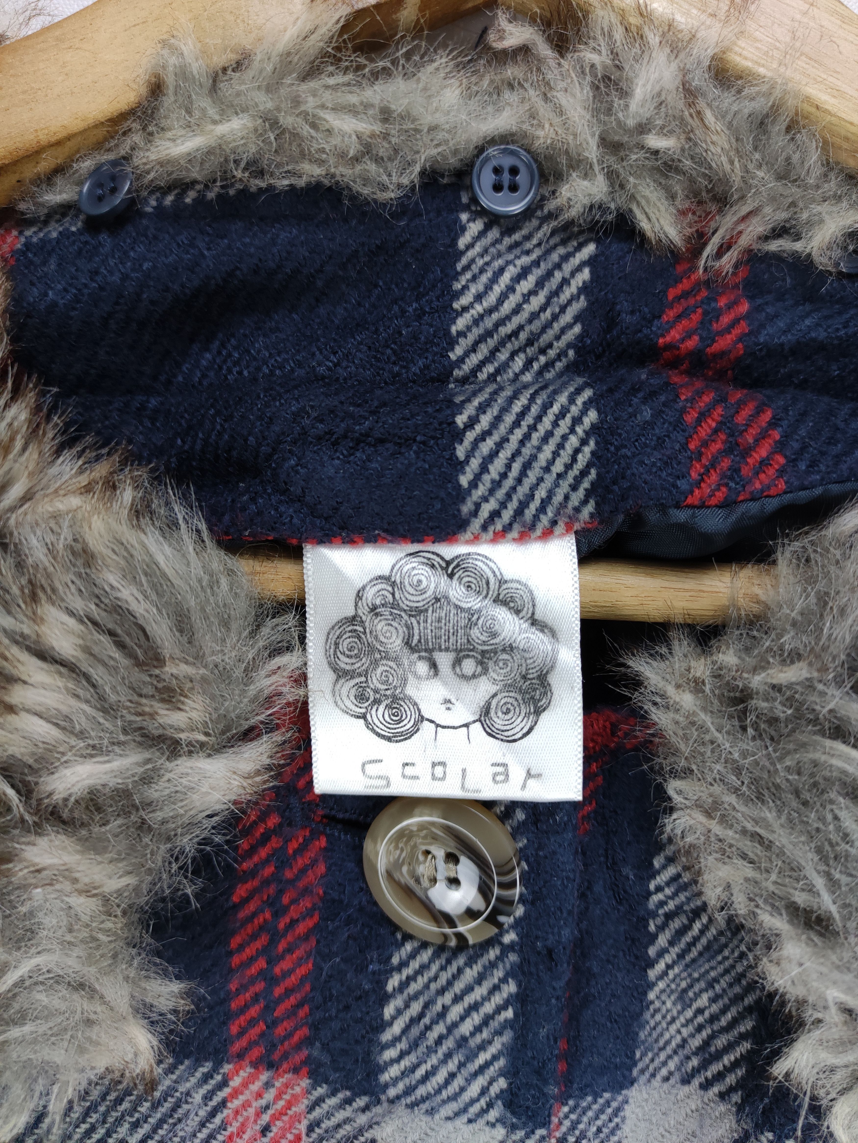Japanese Brand Steals🔥Poncho Checkered by Scolar Size ONE SIZE - 3 Thumbnail