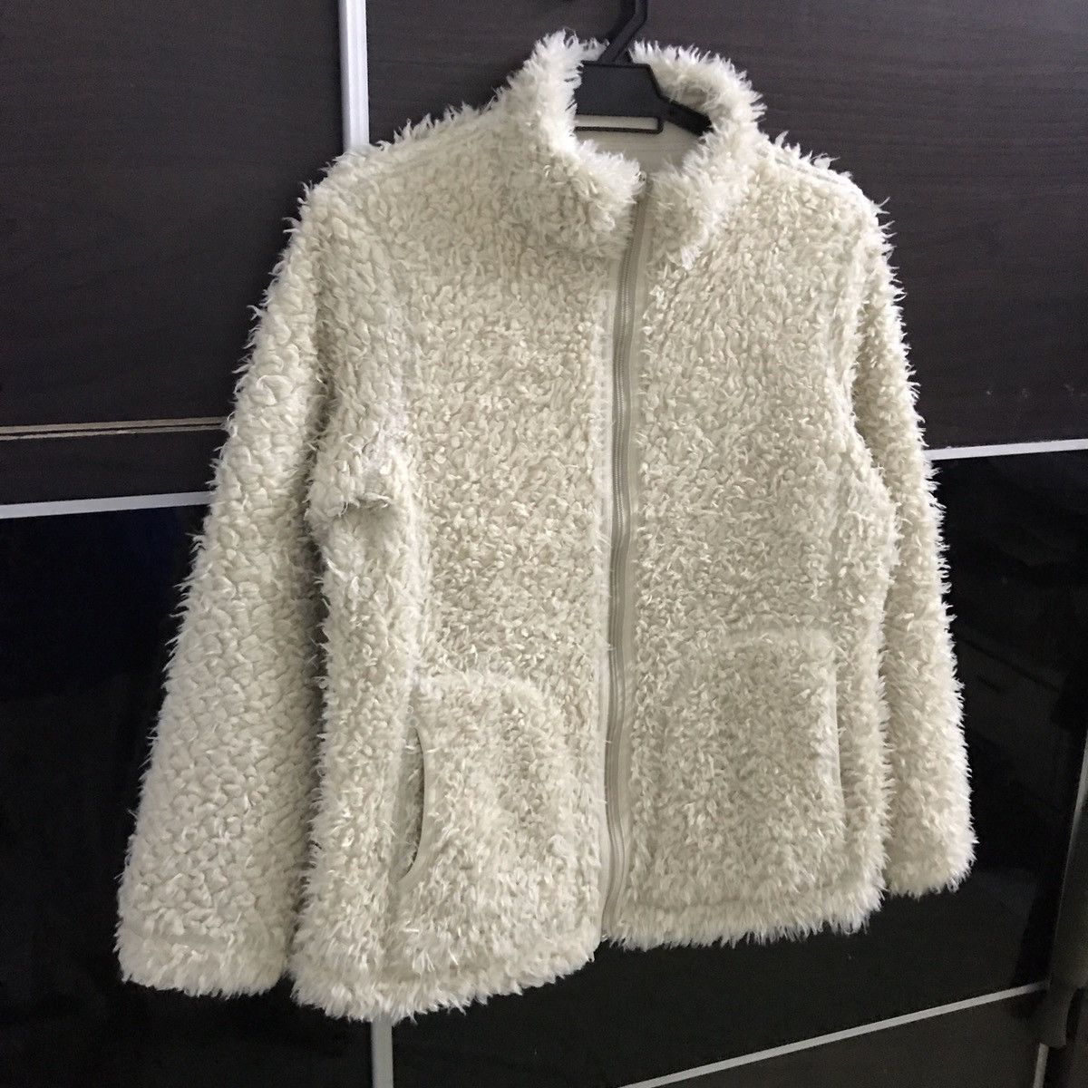Uniqlo shearling reversible jacket women’s Size ONE SIZE - 3 Thumbnail