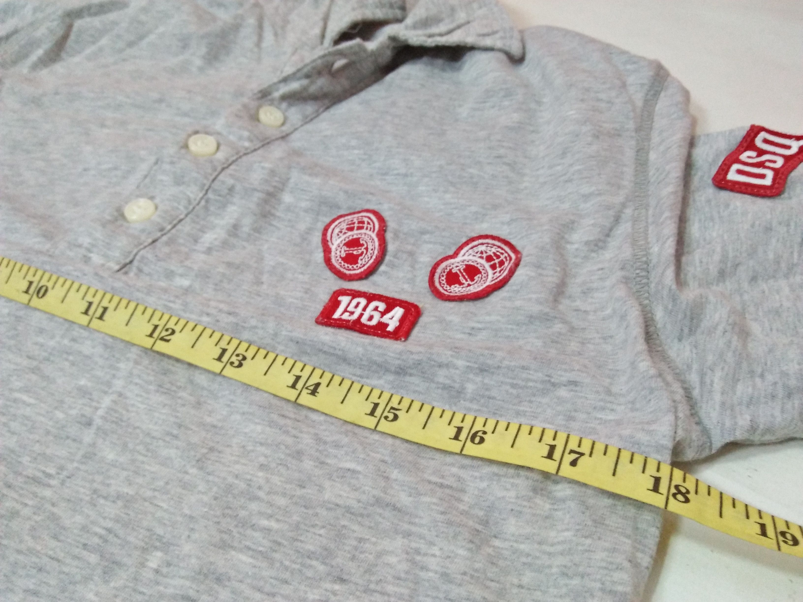 Dsquared2 DSQUARED2 Made in Italy Gray Polo Size US L / EU 52-54 / 3 - 10 Thumbnail