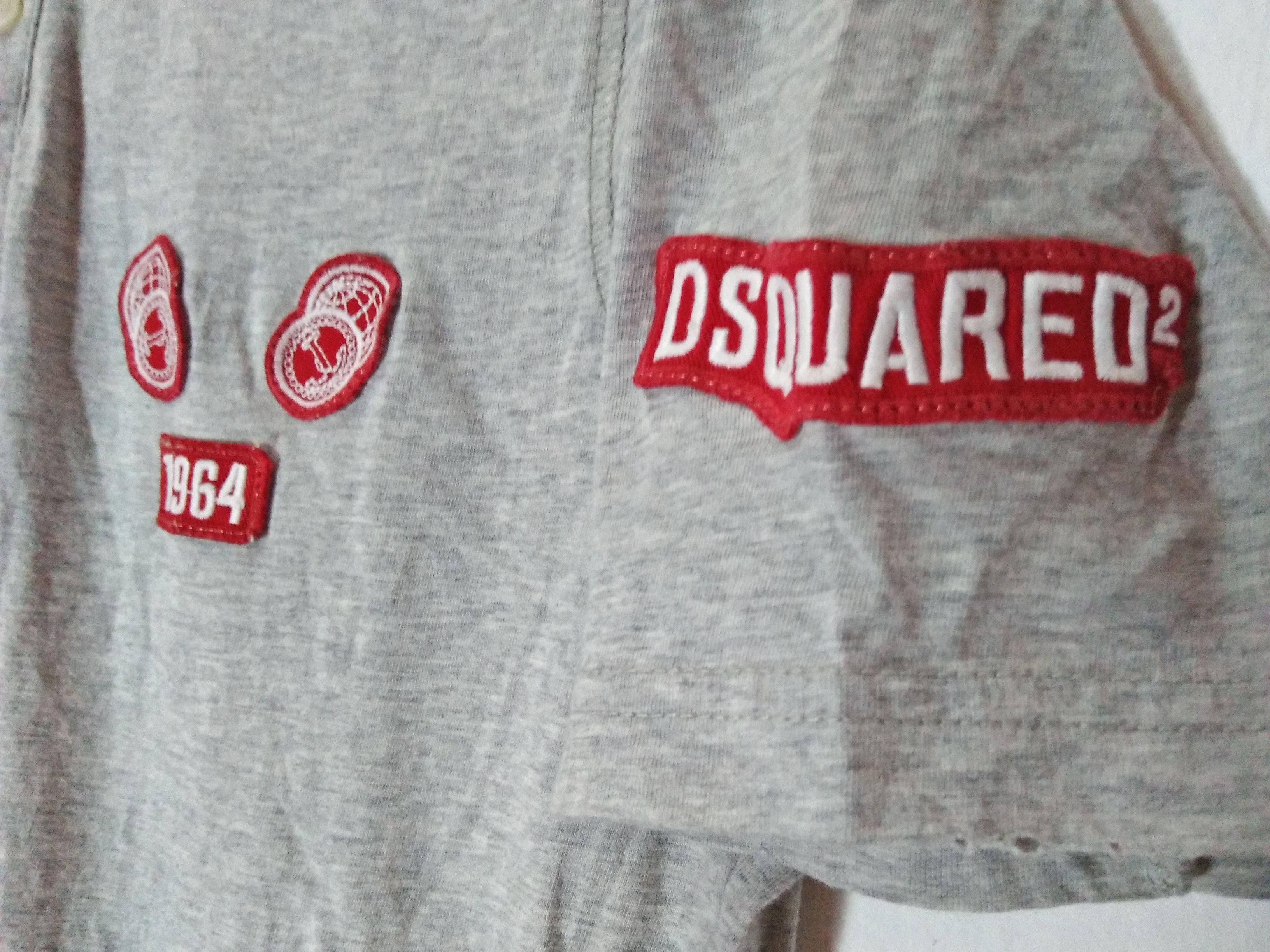 Dsquared2 DSQUARED2 Made in Italy Gray Polo Size US L / EU 52-54 / 3 - 5 Thumbnail