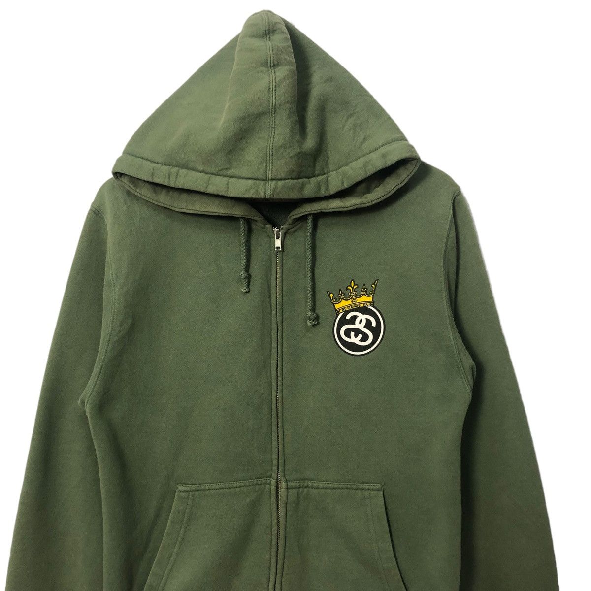 Stussy Vintage 90s Stussy Big Logo Zipper Ups Hoodie Jacket Size US S / EU 44-46 / 1 - 5 Thumbnail
