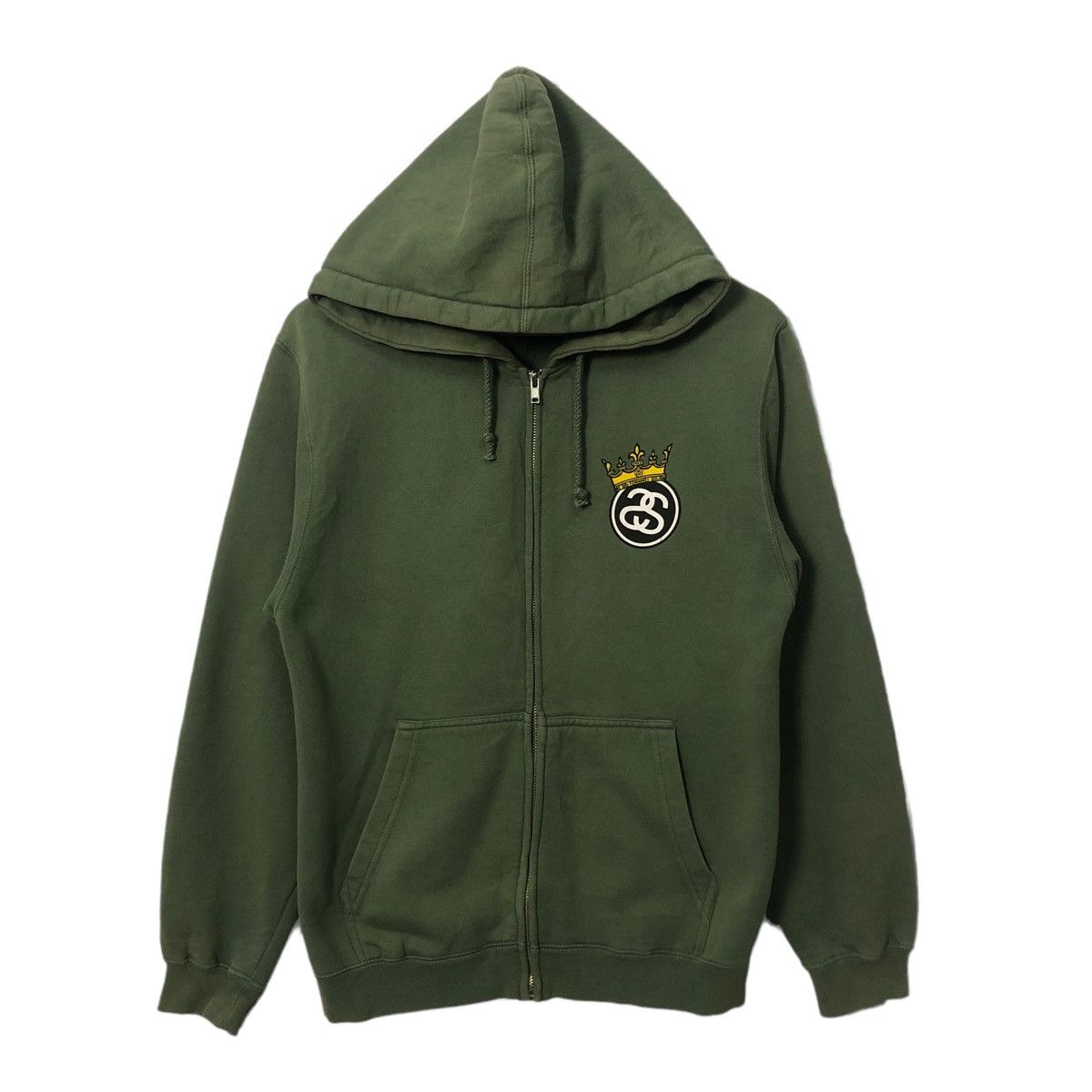 Stussy Vintage 90s Stussy Big Logo Zipper Ups Hoodie Jacket Size US S / EU 44-46 / 1 - 2 Thumbnail