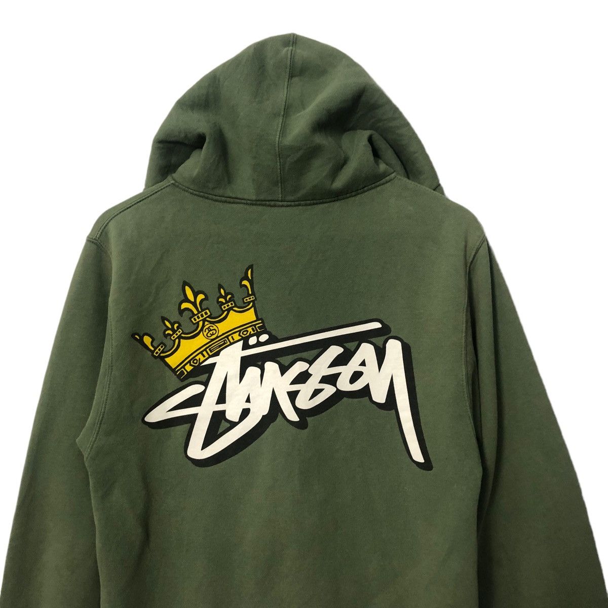 Stussy Vintage 90s Stussy Big Logo Zipper Ups Hoodie Jacket Size US S / EU 44-46 / 1 - 9 Thumbnail