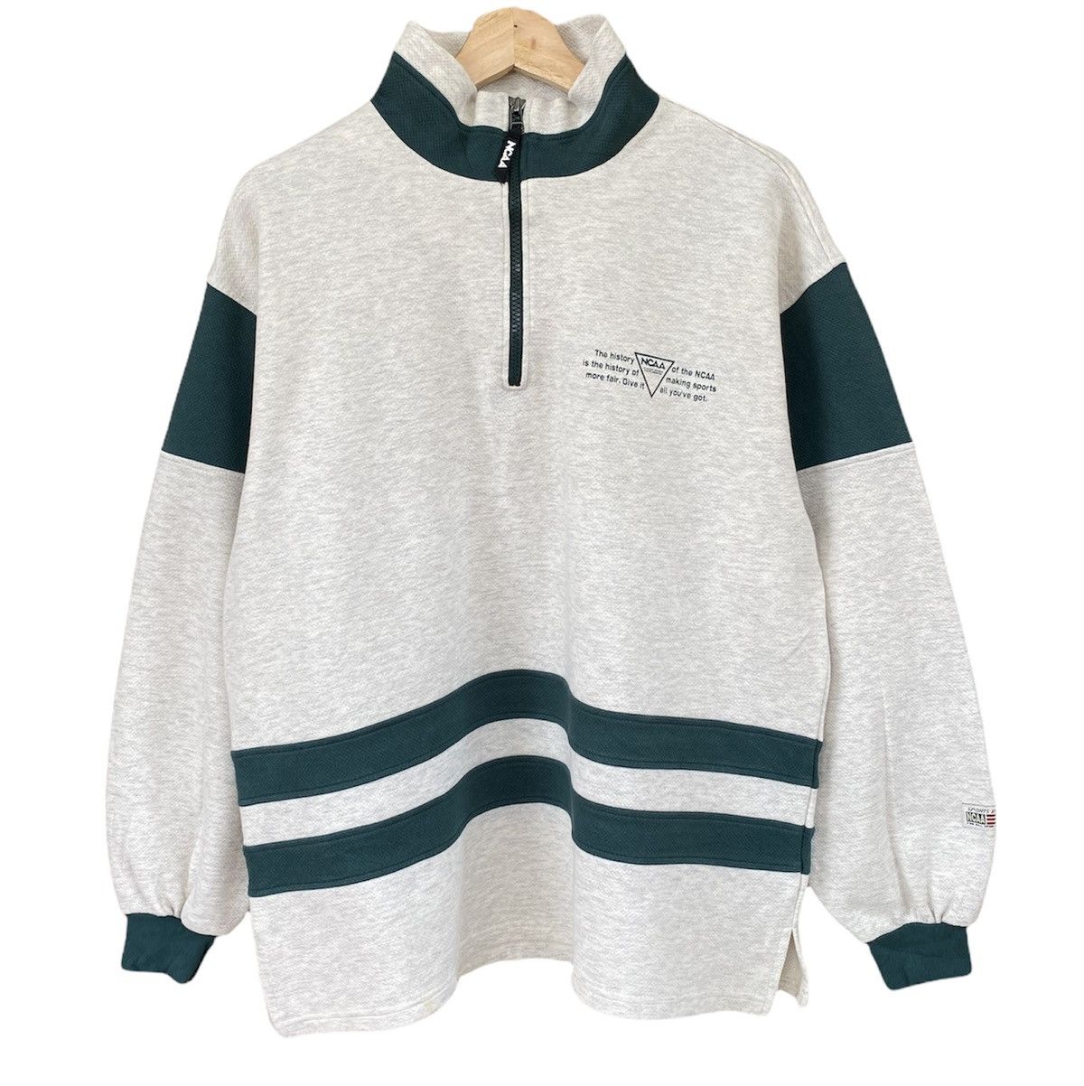 🔥VINTAGE NCAA HALF ZIP SWEATSHIRT
