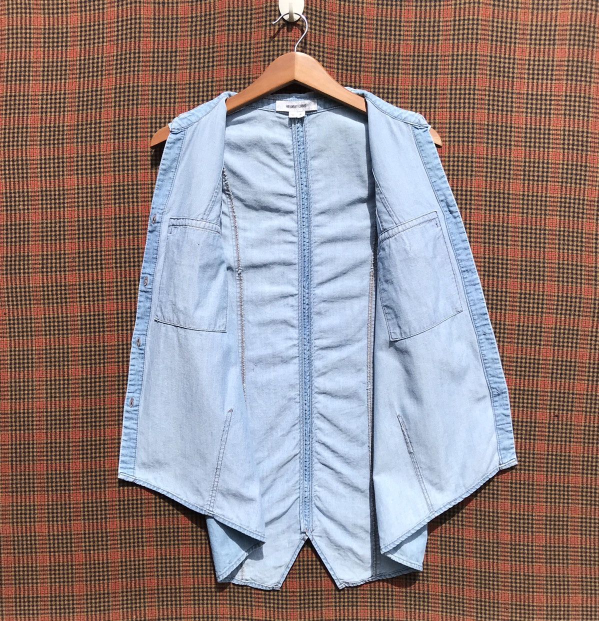 Helmut Lang Helmut Lang Denim Sleeveless Vest Jacket Helmut Lang Size S / US 4 / IT 40 - 3 Thumbnail