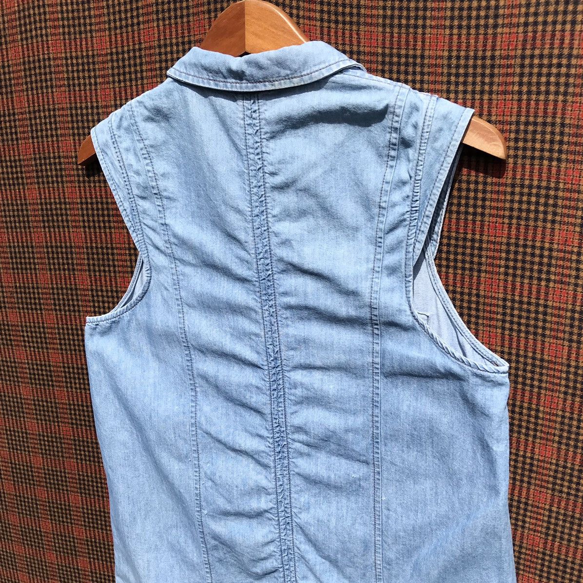 Helmut Lang Helmut Lang Denim Sleeveless Vest Jacket Helmut Lang Size S / US 4 / IT 40 - 7 Thumbnail