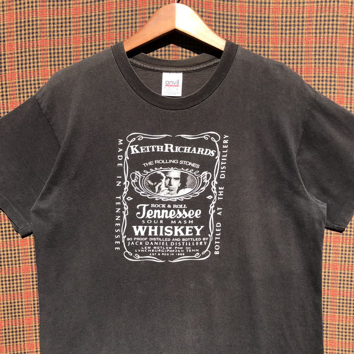 Band Tees Vintage 90s Keith Richards The Rolling Stones. Size US M / EU 48-50 / 2 - 5 Thumbnail