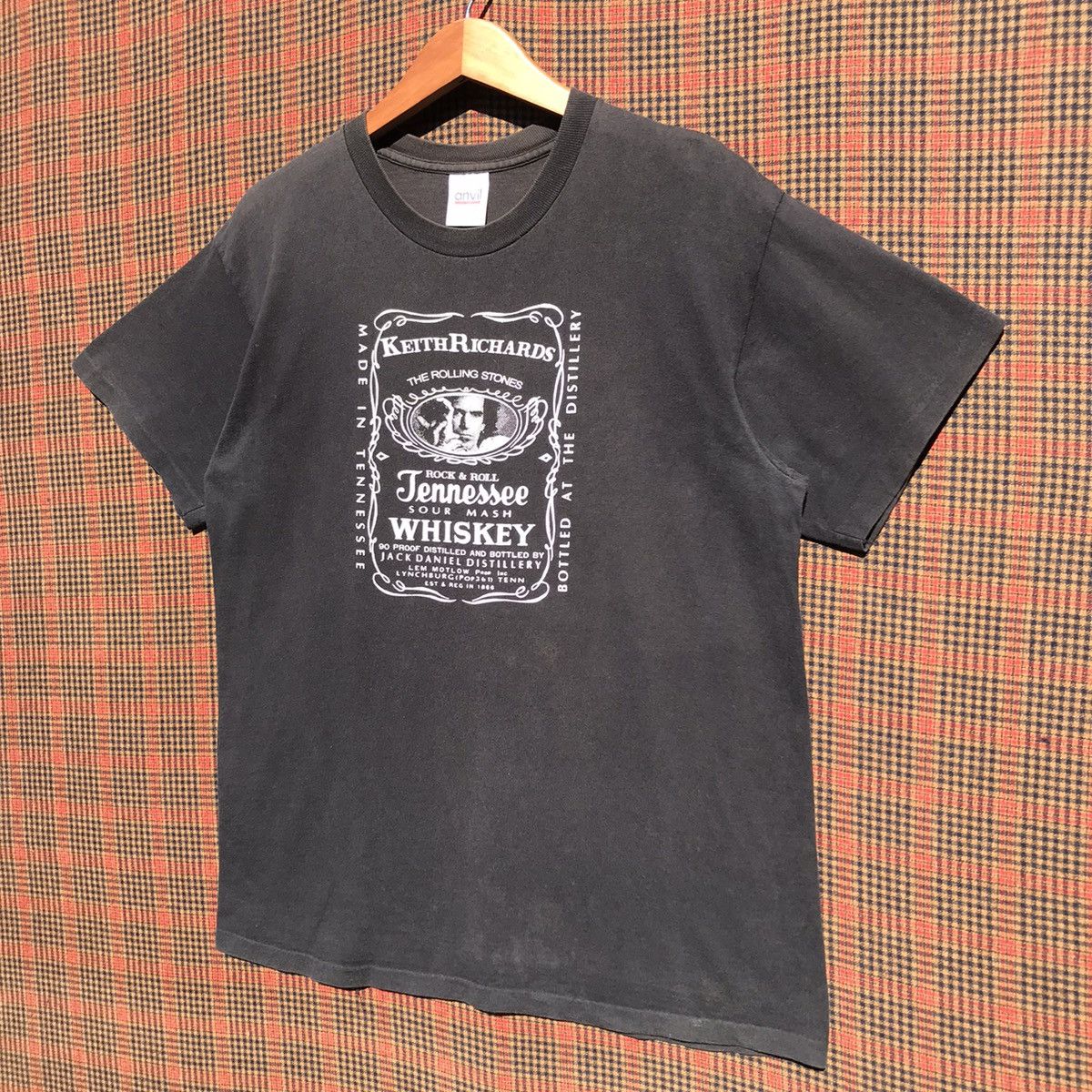 Band Tees Vintage 90s Keith Richards The Rolling Stones. Size US M / EU 48-50 / 2 - 3 Thumbnail