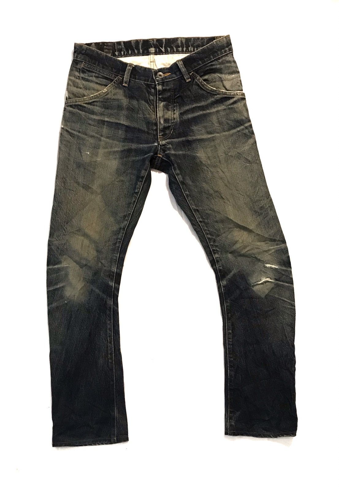 Attachment jeans faded blue by attachment made japan Grailed