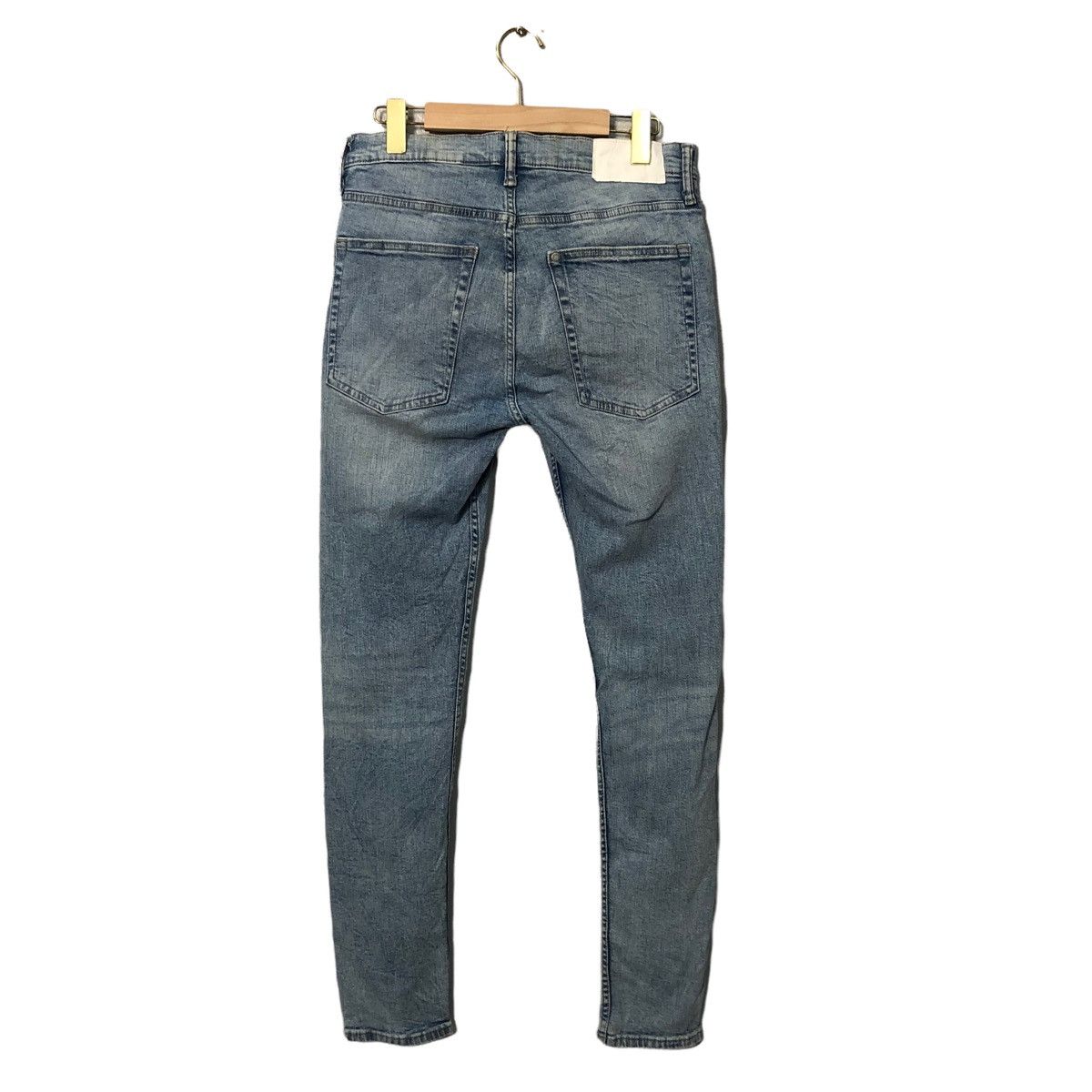H&M Vintage H&M Jeans Bluewash Skinny Distressed Denim Pants W30 Size US 30 / EU 46 - 5 Thumbnail