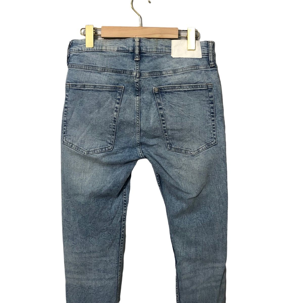 H&M Vintage H&M Jeans Bluewash Skinny Distressed Denim Pants W30 Size US 30 / EU 46 - 6 Thumbnail