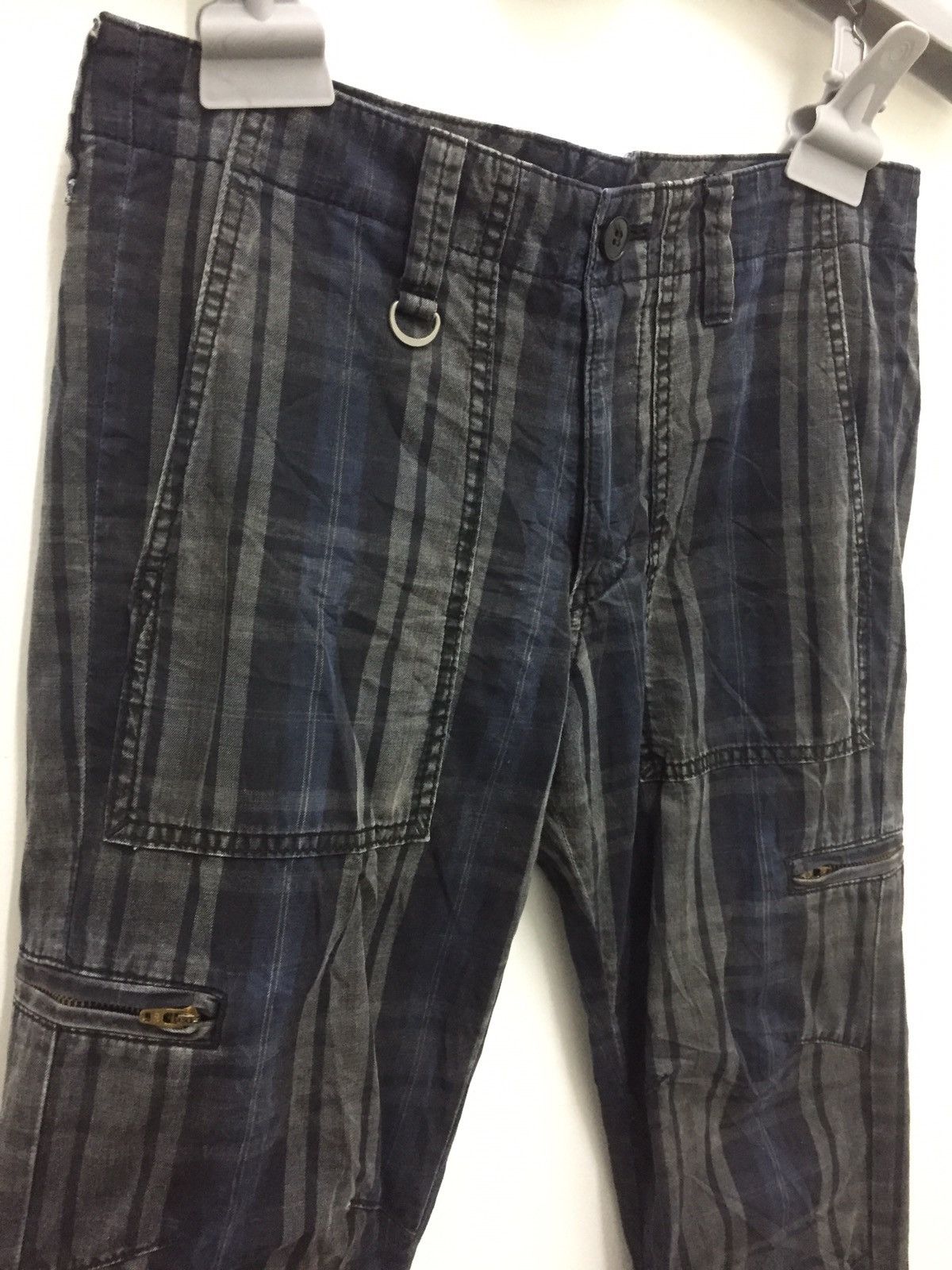ABAHOUSE Japan Abahouse Checkered Punk Cargo Pants Size US 32 / EU 48 - 3 Thumbnail