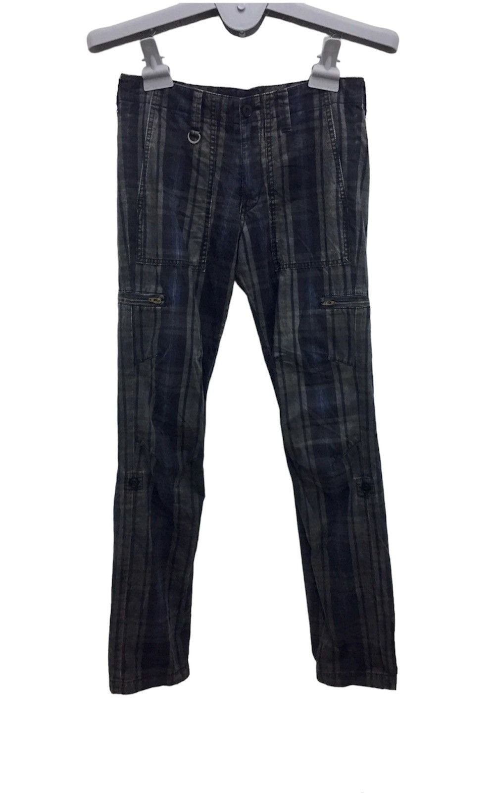 ABAHOUSE Japan Abahouse Checkered Punk Cargo Pants Size US 32 / EU 48 - 1 Thumbnail