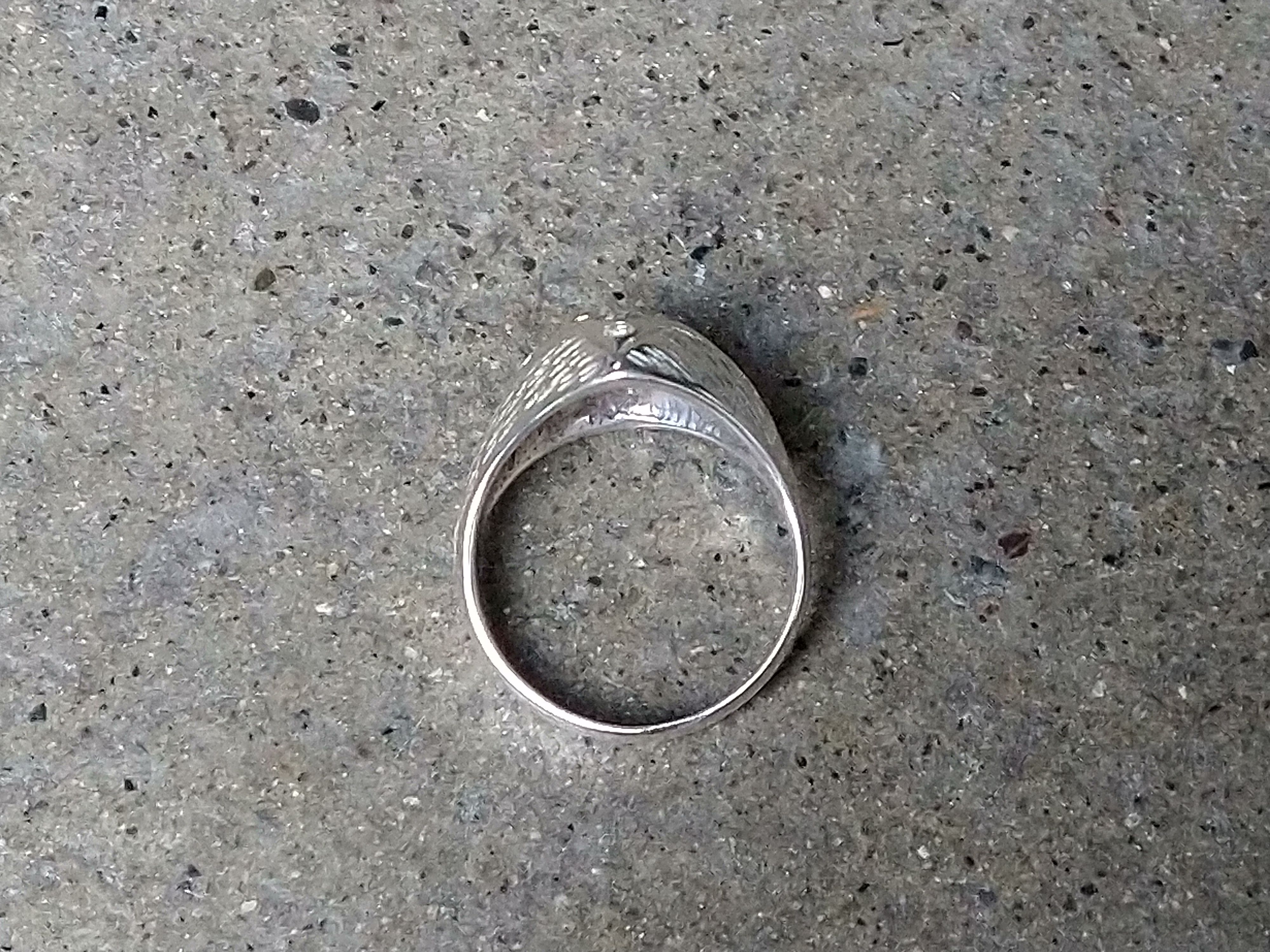 Jewelry × Sterling Silver Sterling Silver Ring Size 9.5 Star Art Deco Glass Stones Size ONE SIZE - 7 Thumbnail