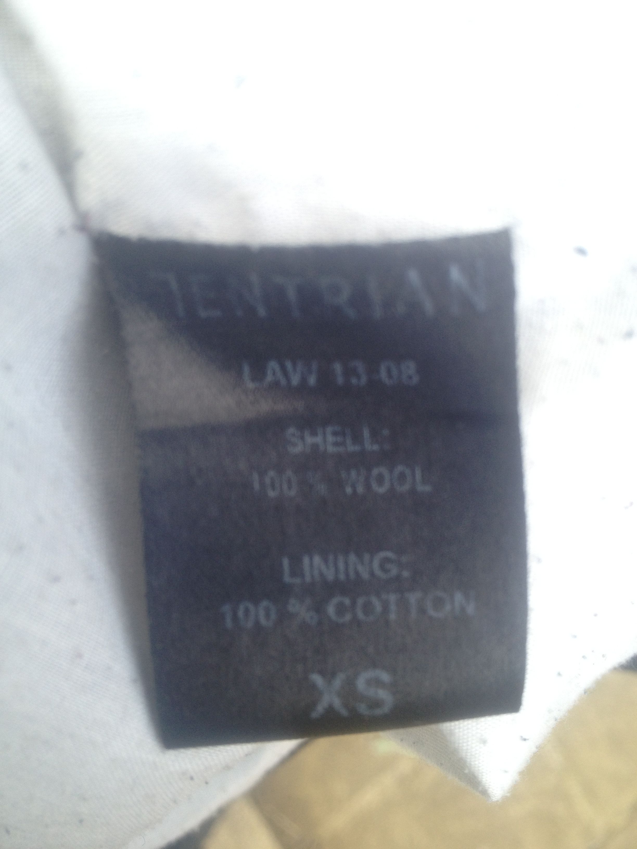 Lentrian High Neck / Funnelneck Wool Coat Size US XS / EU 42 / 0 - 11 Thumbnail