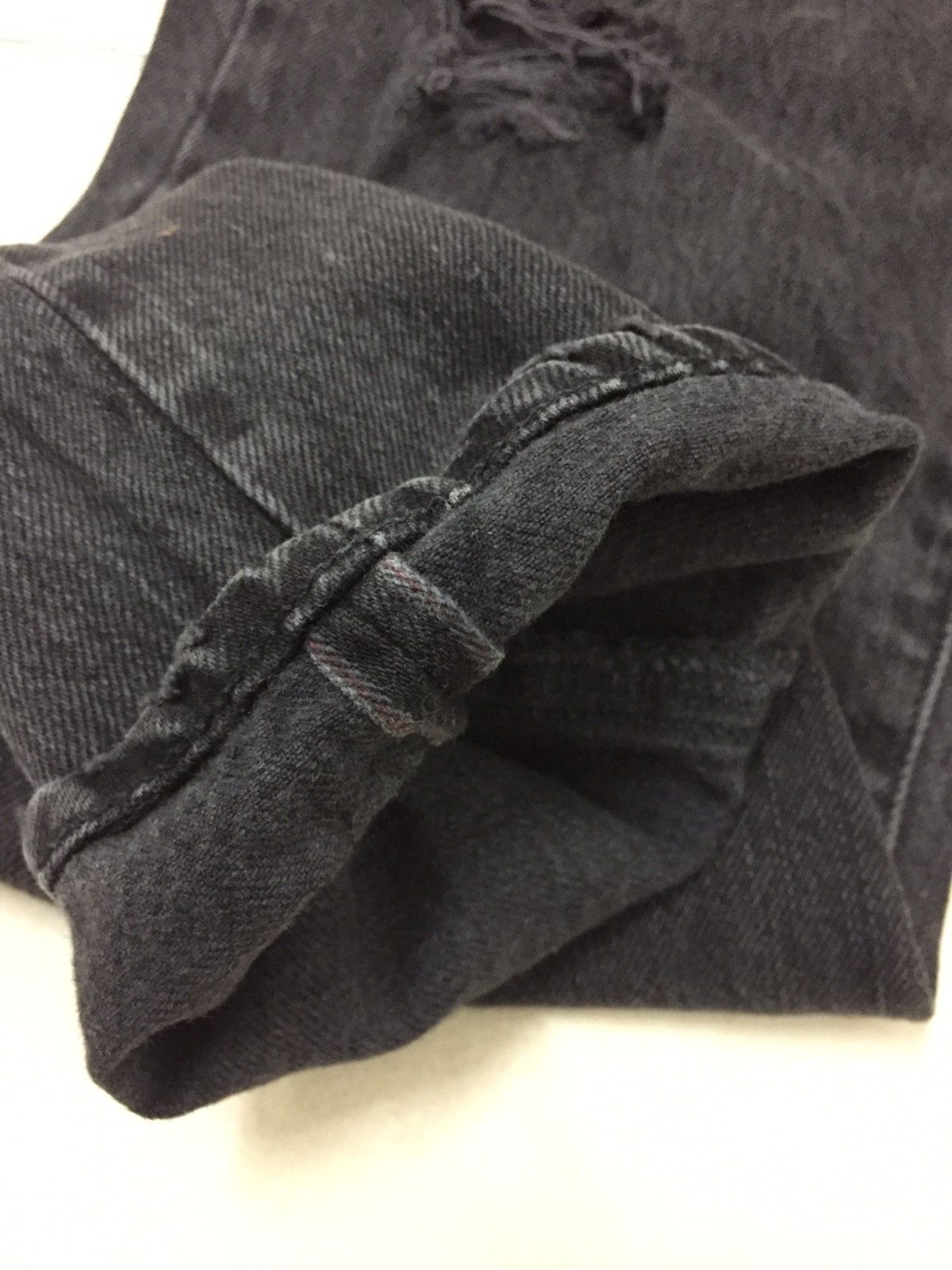 Japanese Brand Distressed Jouetie Joker Japan Selvedge Low Rise Denim Size US 31 - 9 Thumbnail