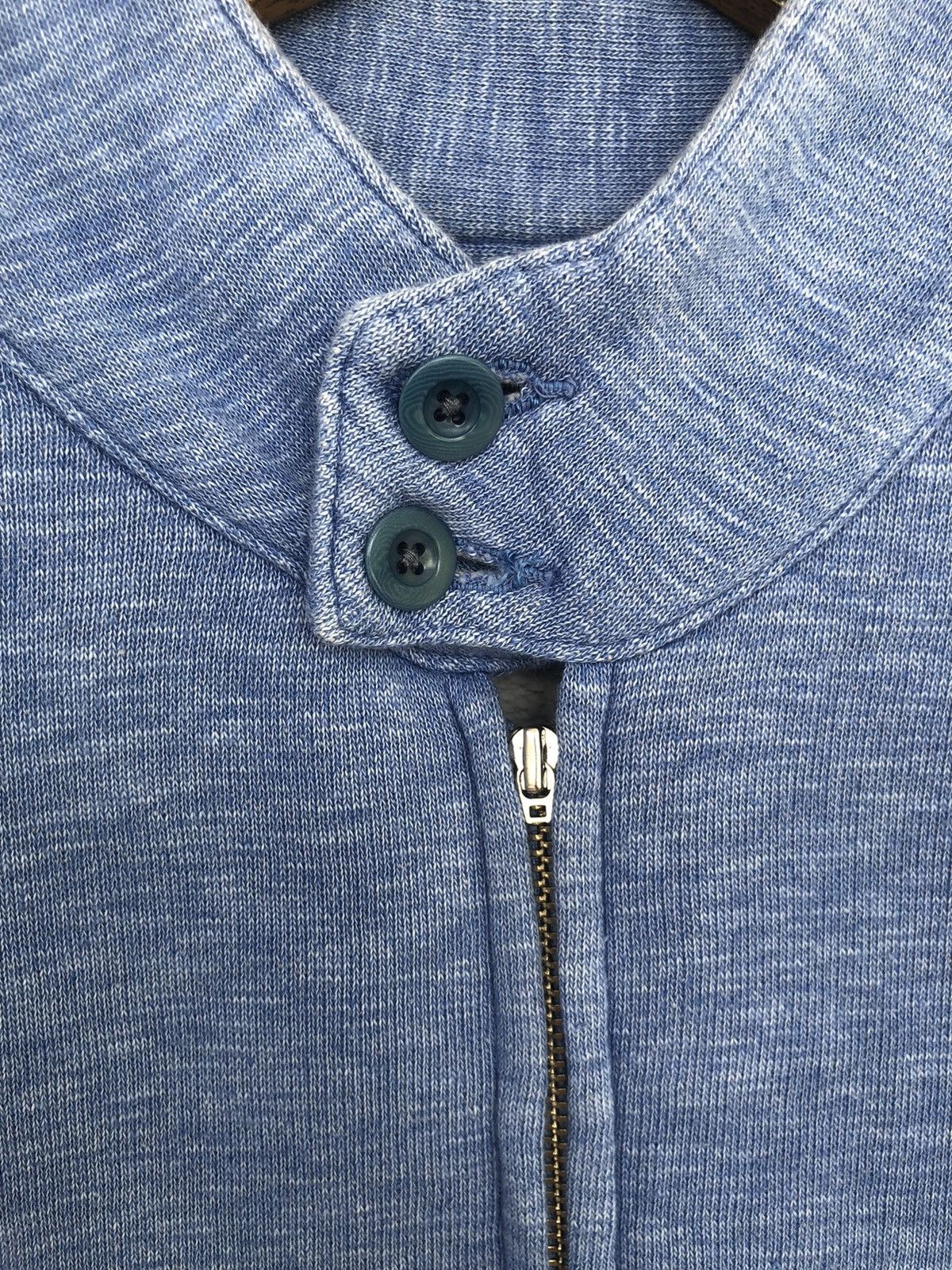 45rpm GRAIL🔥45RPM 🇯🇵 Indigo Dyed Zipper Sweater Size US S / EU 44-46 / 1 - 4 Thumbnail