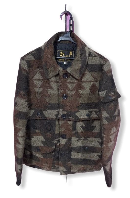 image of Go Slow Caravan Go Slow Garavan Jacket Wool Japan in Brown, Men's (Size Small)