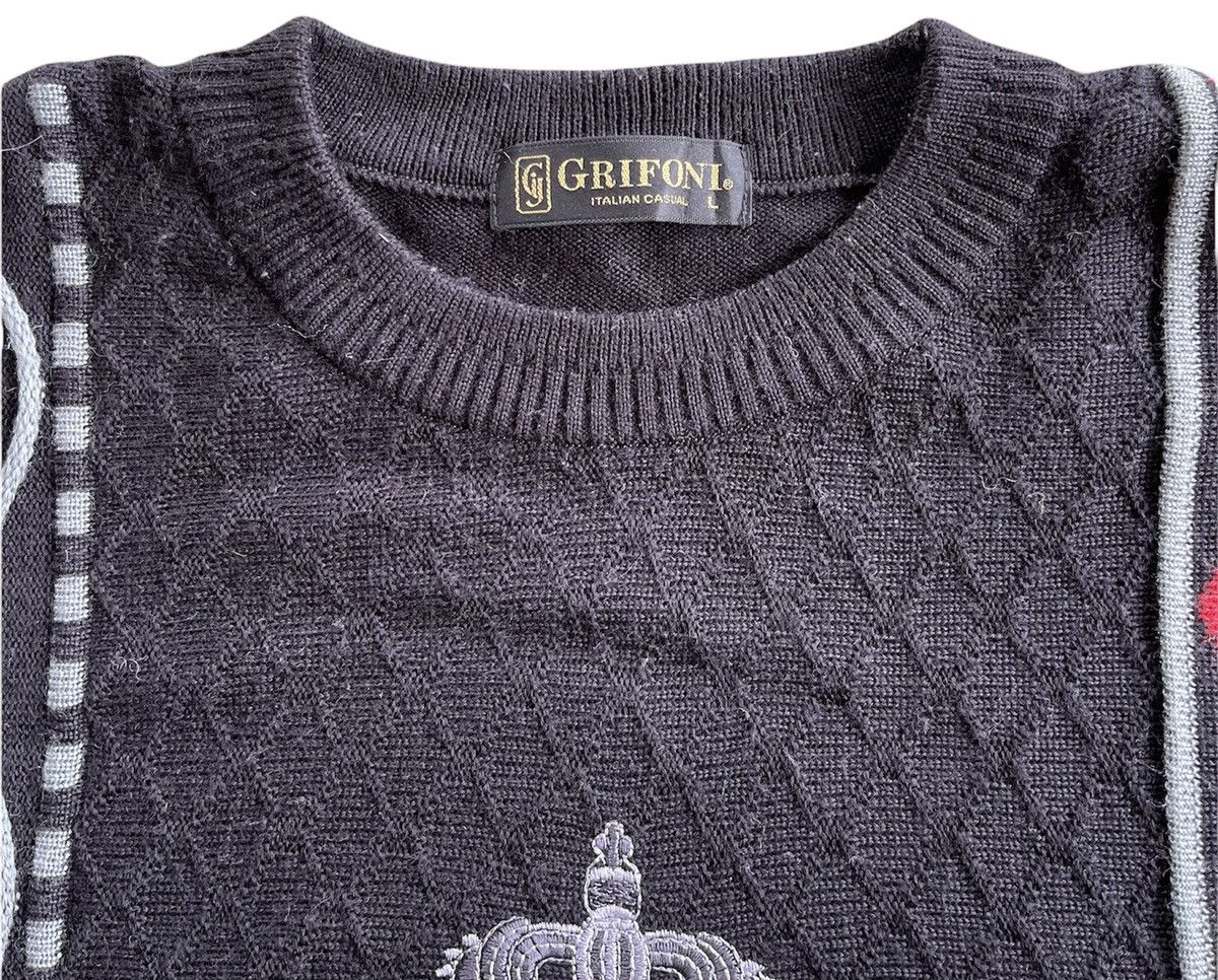 Other GRIFONI ITALIAN DESIGNER CASUAL KNITWEAR Size US L / EU 52-54 / 3 - 3 Thumbnail
