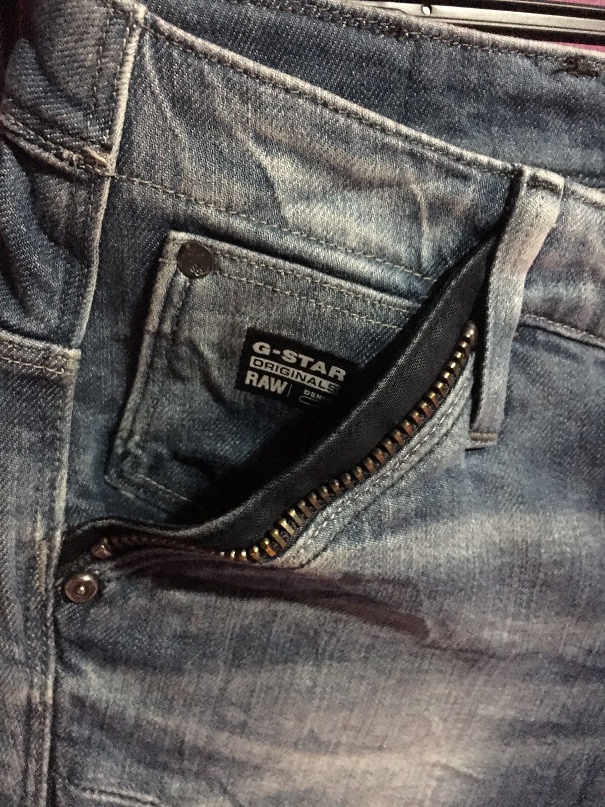 G-Star 🔥RARE🔥G STAW RAW BLUE SIZE 30 JEANS SKINNY Size US 30 / EU 46 - 6 Thumbnail