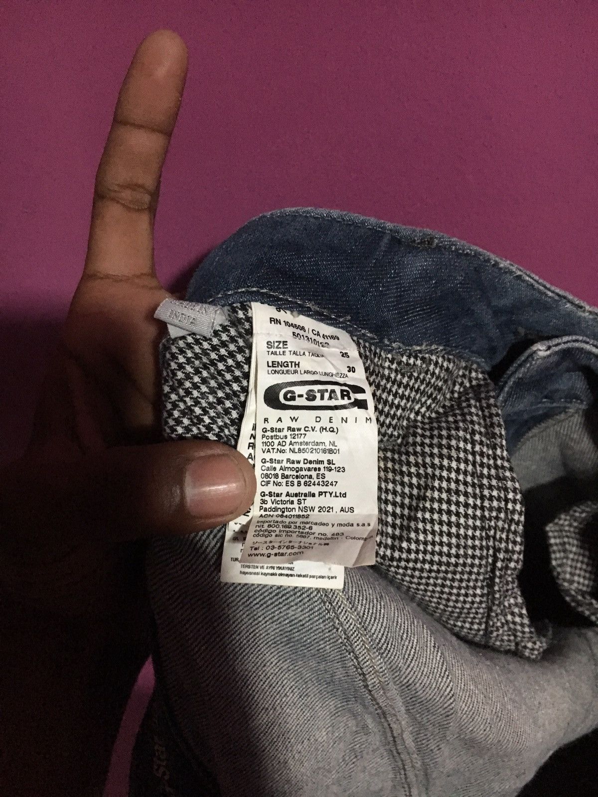 G-Star 🔥RARE🔥G STAW RAW BLUE SIZE 30 JEANS SKINNY Size US 30 / EU 46 - 13 Thumbnail