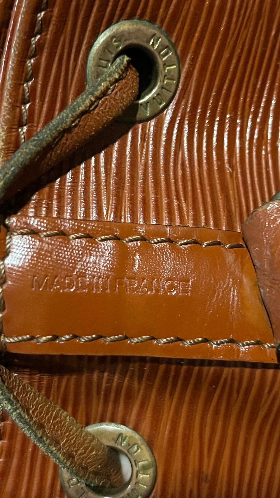 Louis Vuitton LOUIS VUITTON Noe Large Brown Kenyan Fawn Epi Leather Size ONE SIZE - 17 Thumbnail