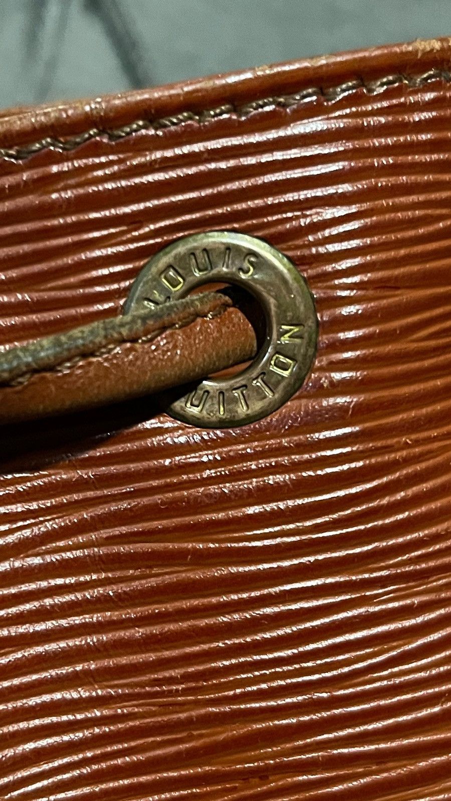 Louis Vuitton LOUIS VUITTON Noe Large Brown Kenyan Fawn Epi Leather Size ONE SIZE - 20 Thumbnail