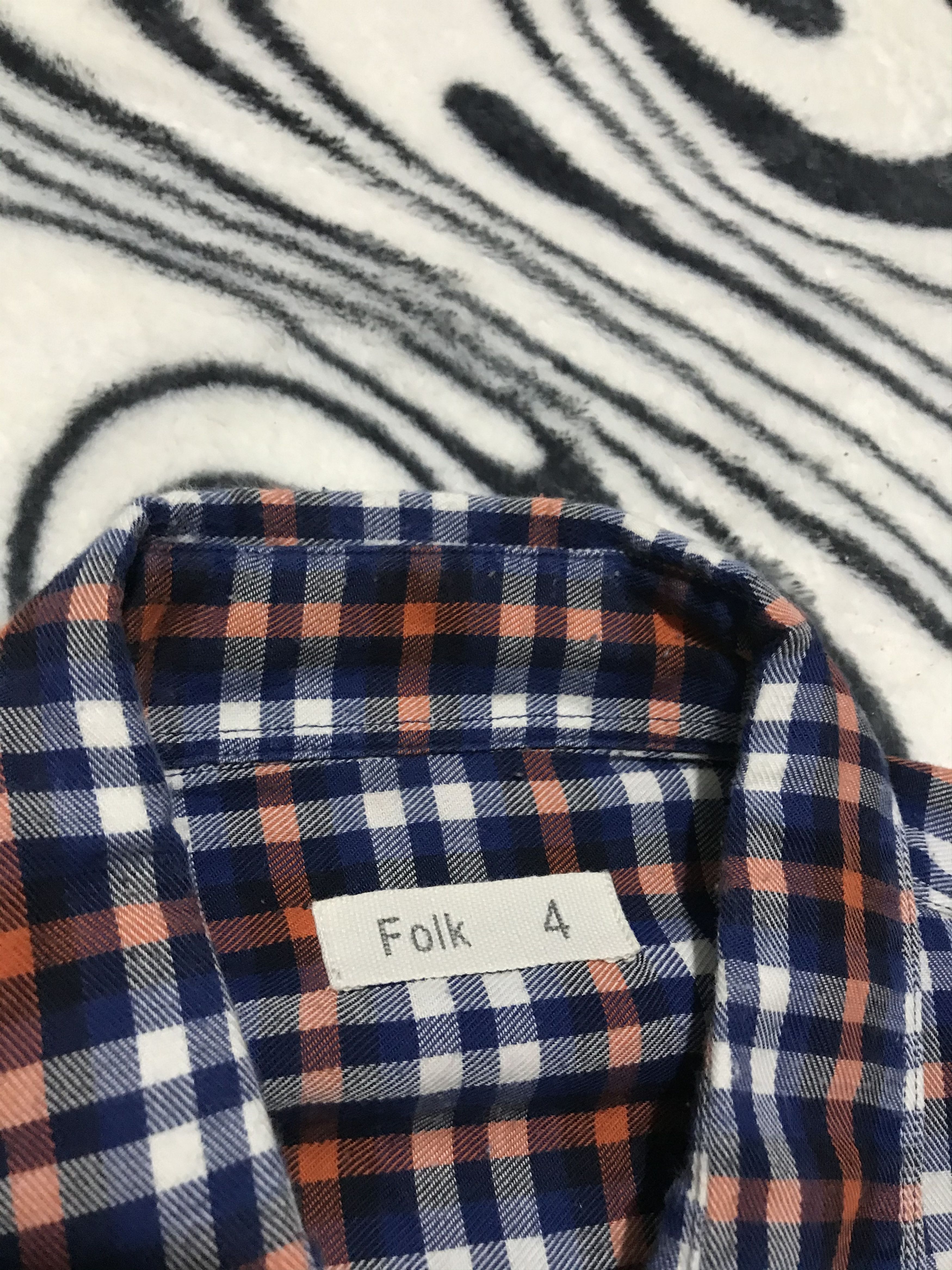 Flannel Folk Plaid Checked Mens Shirt Size US L / EU 52-54 / 3 - 4 Thumbnail
