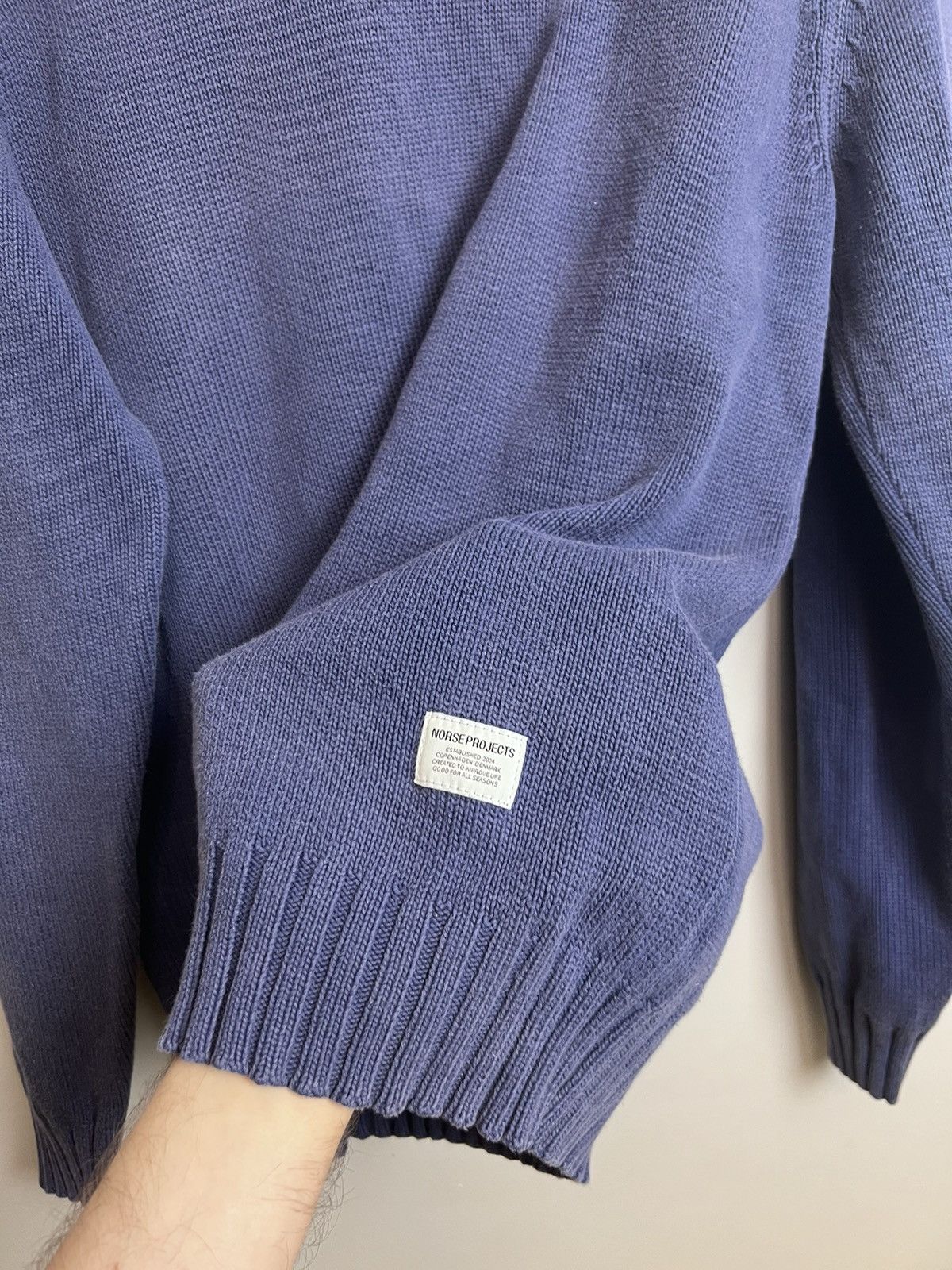 Norse Projects Norse Projects vintage knitted crewneck blue violet sweater Size US M / EU 48-50 / 2 - 3 Thumbnail