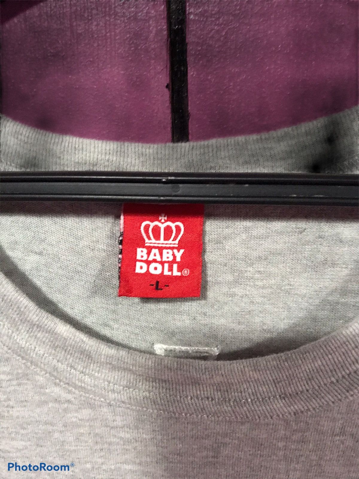 Japanese Brand BABY DOLL GREY SIZE L TEE SHIRT BIG LOGO JAPAN Size US L / EU 52-54 / 3 - 3 Thumbnail