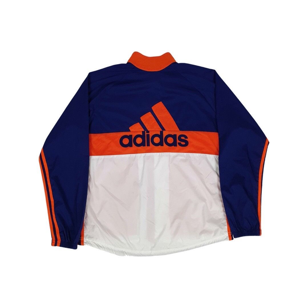 Adidas × Vintage Vintage Adidas Light Jacket Big Logo Back Size US XL / EU 56 / 4 - 1 Thumbnail