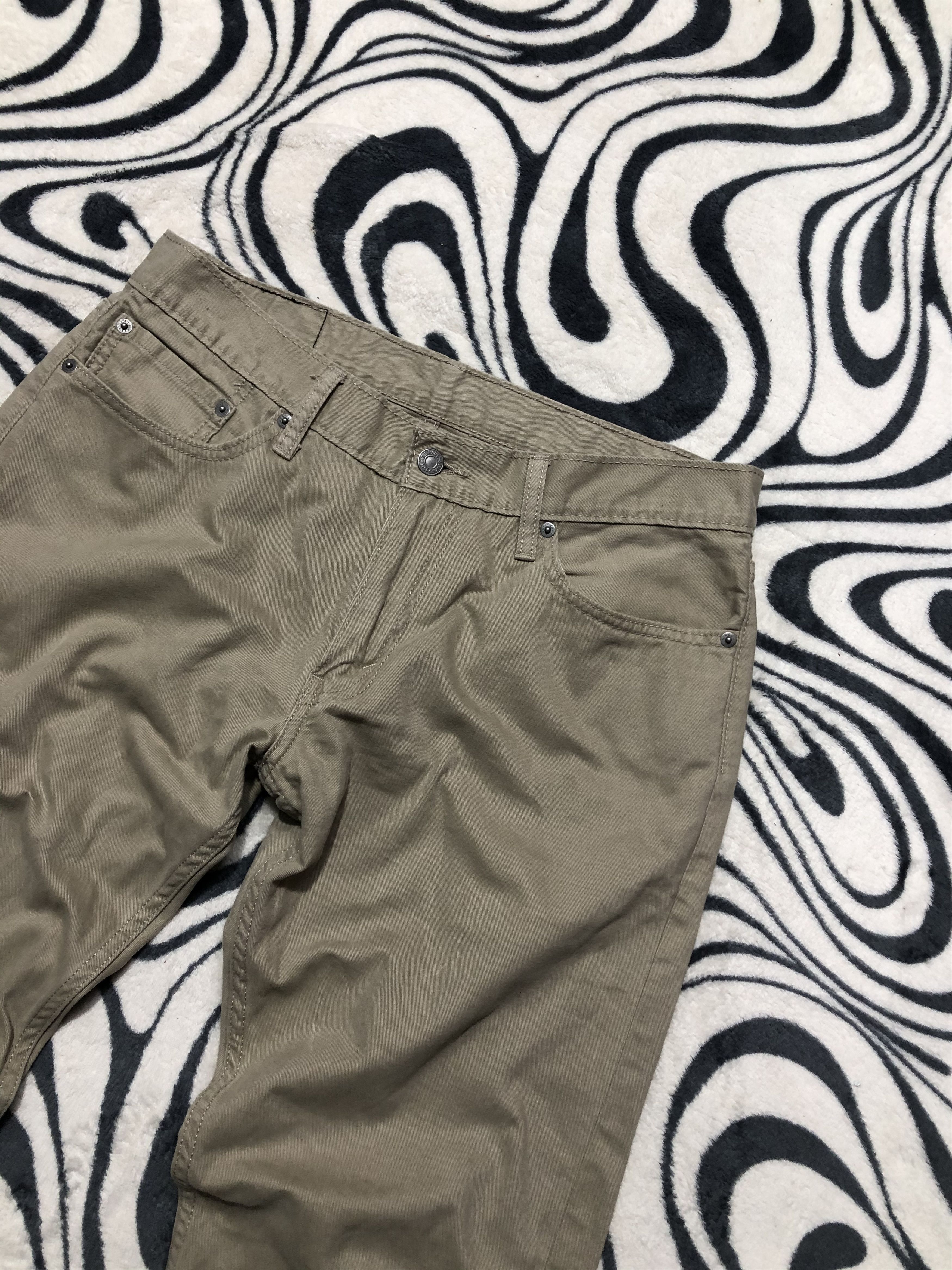 Levi's Levis 514 Vintage Beige Denim Pants Jeans Size US 33 - 5 Thumbnail