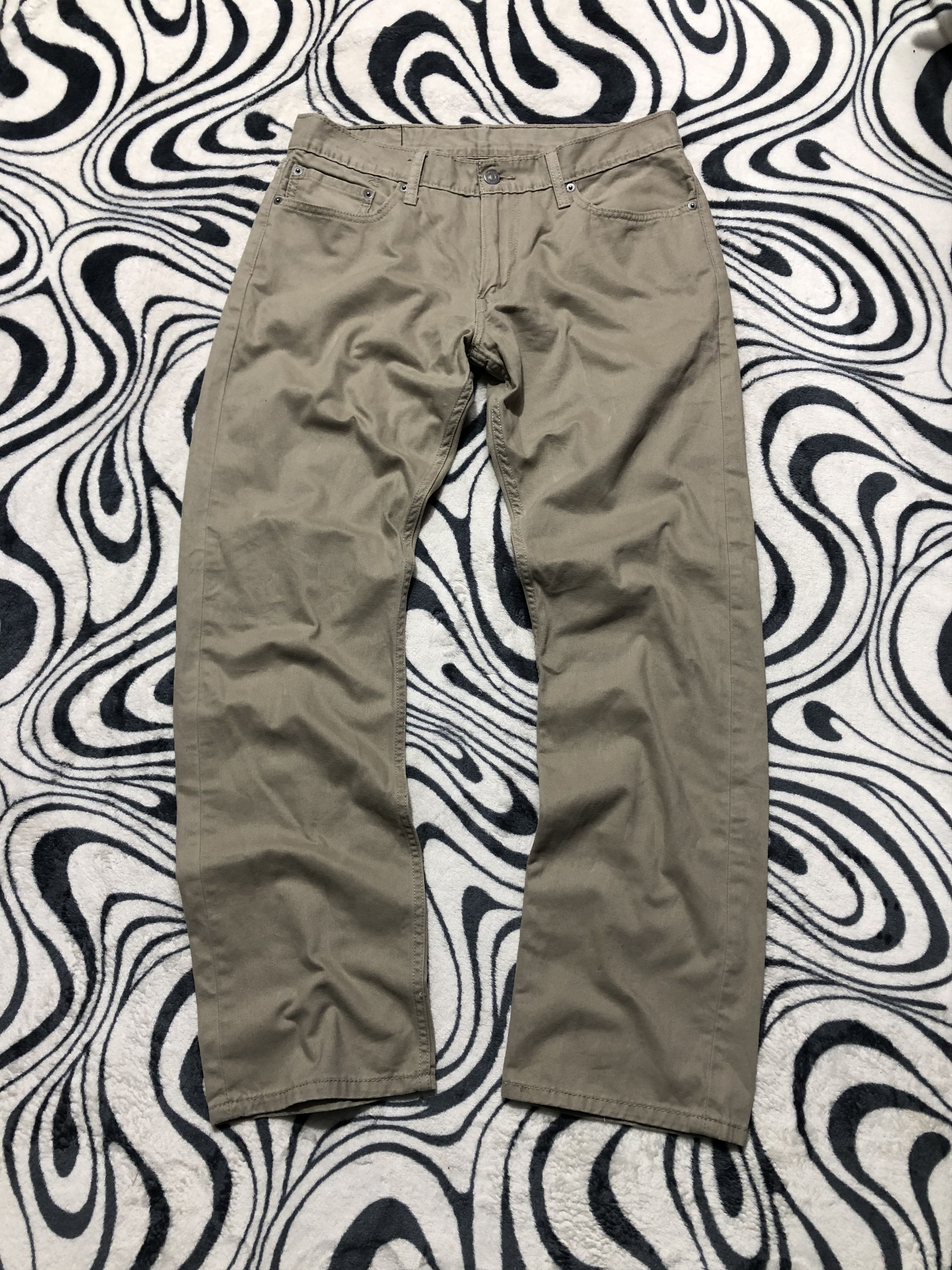 Levi's Levis 514 Vintage Beige Denim Pants Jeans Size US 33 - 3 Thumbnail