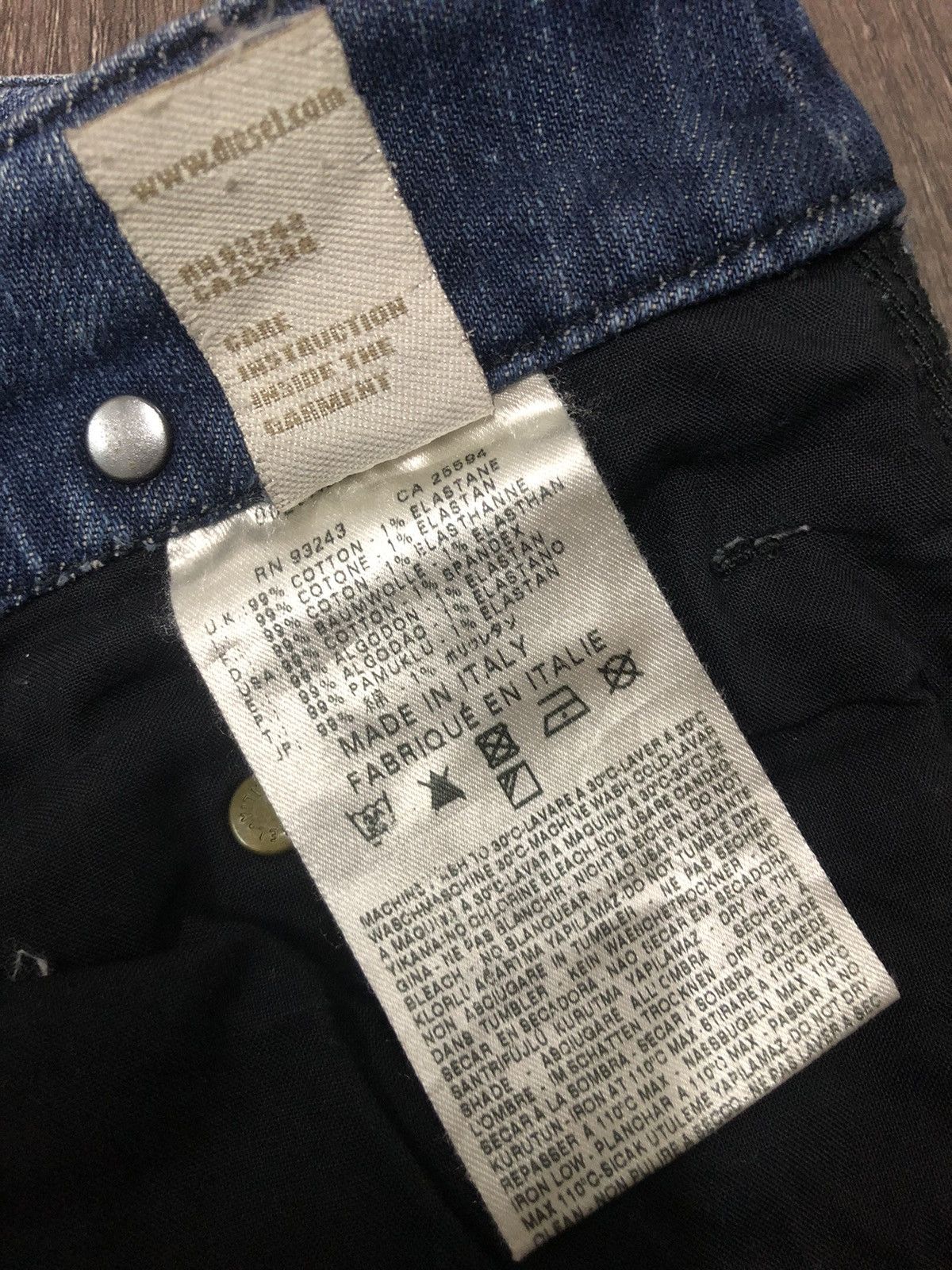 Diesel × Vintage DIESEL LHELA INDUSTRY DENIM DIVISION Size 28" / US 6 / IT 42 - 13 Thumbnail