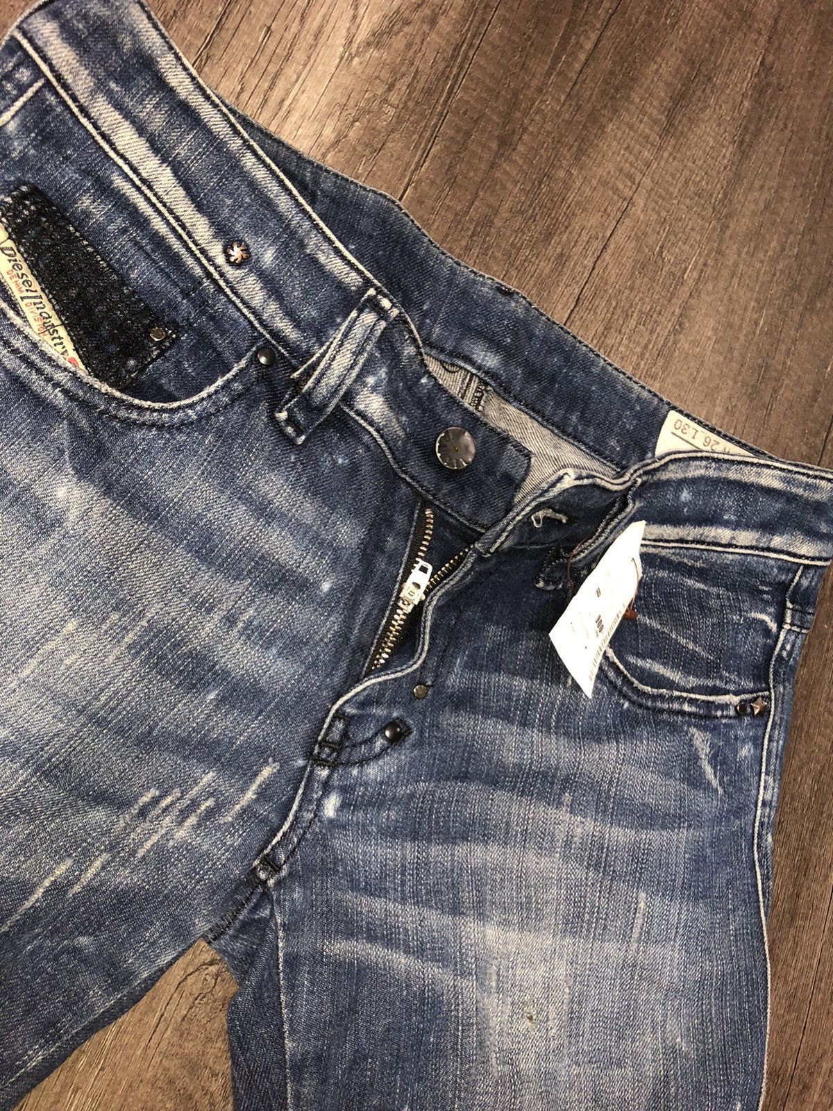 Diesel × Vintage DIESEL LHELA INDUSTRY DENIM DIVISION Size 28" / US 6 / IT 42 - 18 Thumbnail