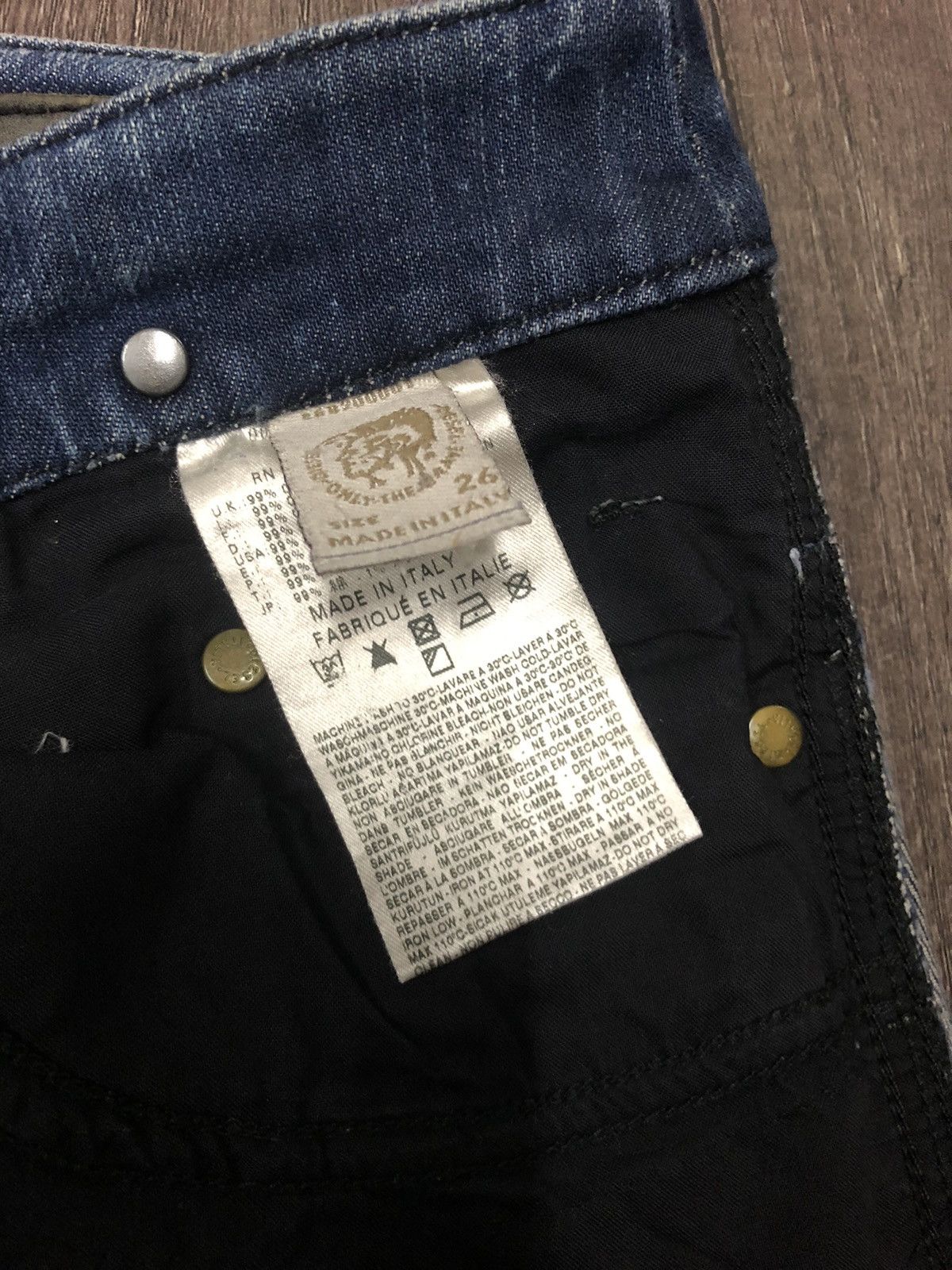 Diesel × Vintage DIESEL LHELA INDUSTRY DENIM DIVISION Size 28" / US 6 / IT 42 - 10 Thumbnail