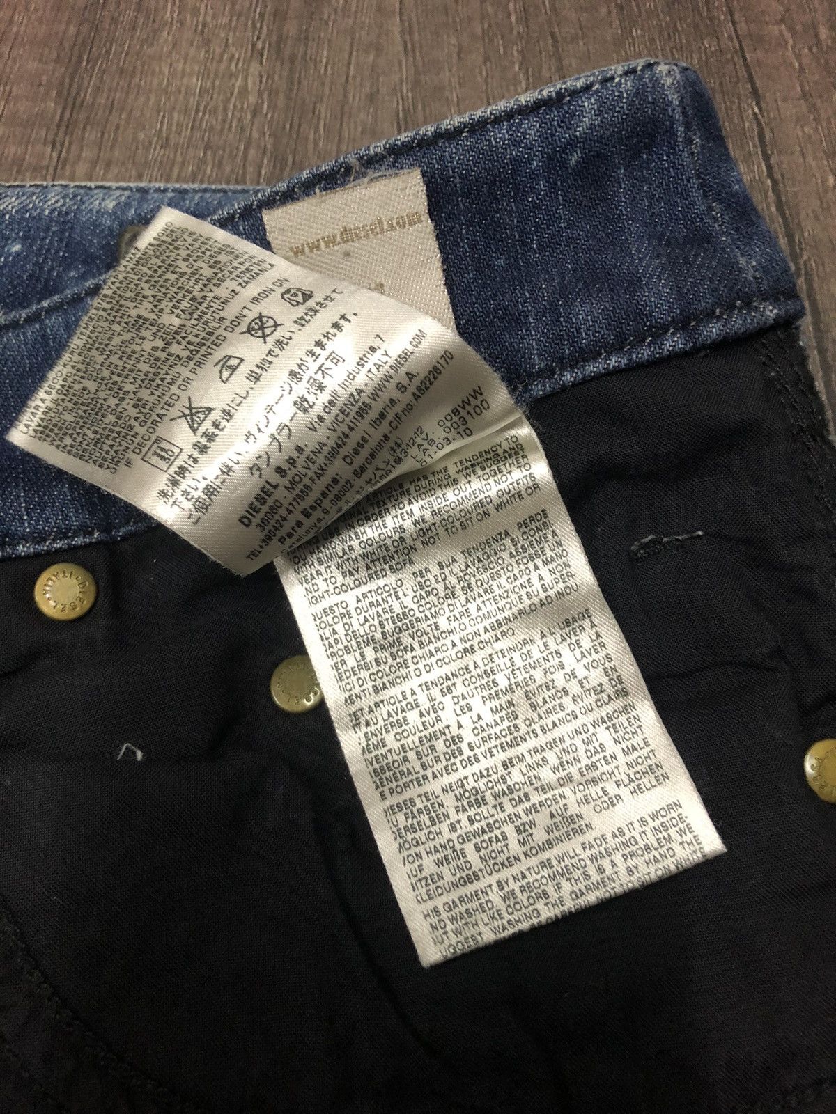 Diesel × Vintage DIESEL LHELA INDUSTRY DENIM DIVISION Size 28" / US 6 / IT 42 - 11 Thumbnail