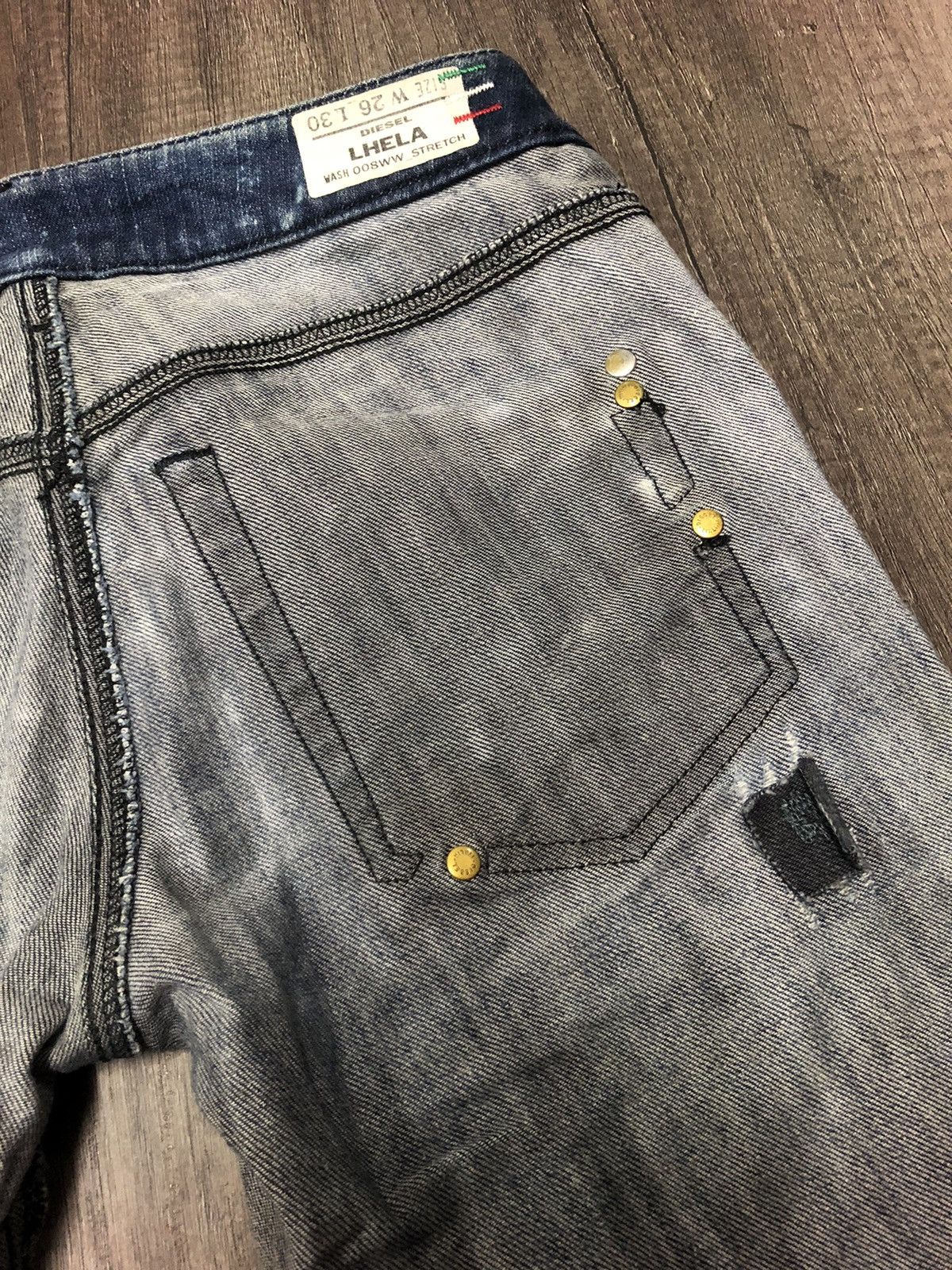Diesel × Vintage DIESEL LHELA INDUSTRY DENIM DIVISION Size 28" / US 6 / IT 42 - 16 Thumbnail