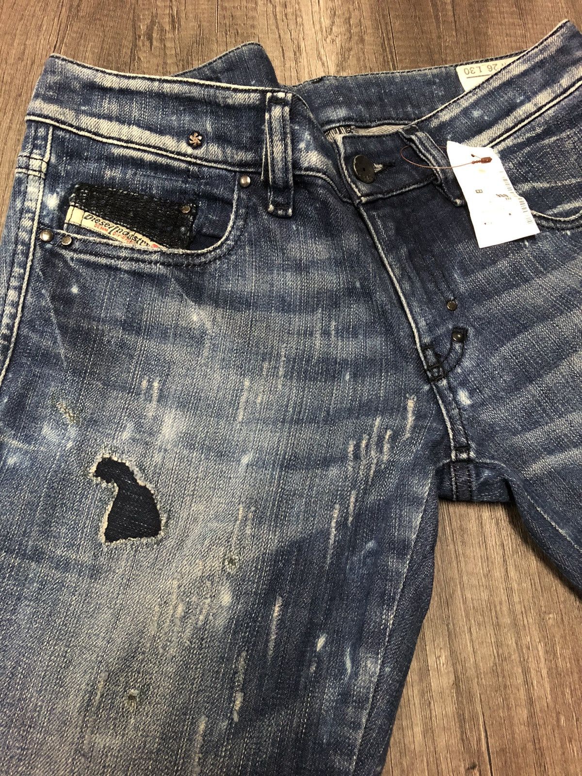 Diesel × Vintage DIESEL LHELA INDUSTRY DENIM DIVISION Size 28" / US 6 / IT 42 - 25 Thumbnail