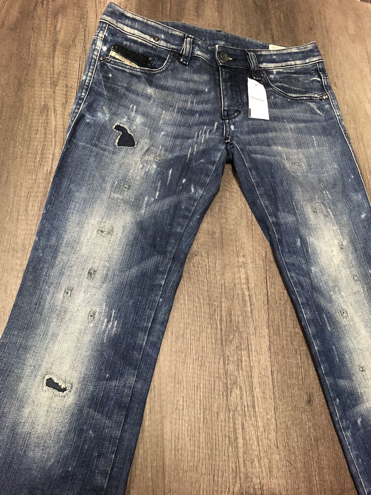 Diesel × Vintage DIESEL LHELA INDUSTRY DENIM DIVISION Size 28" / US 6 / IT 42 - 6 Thumbnail