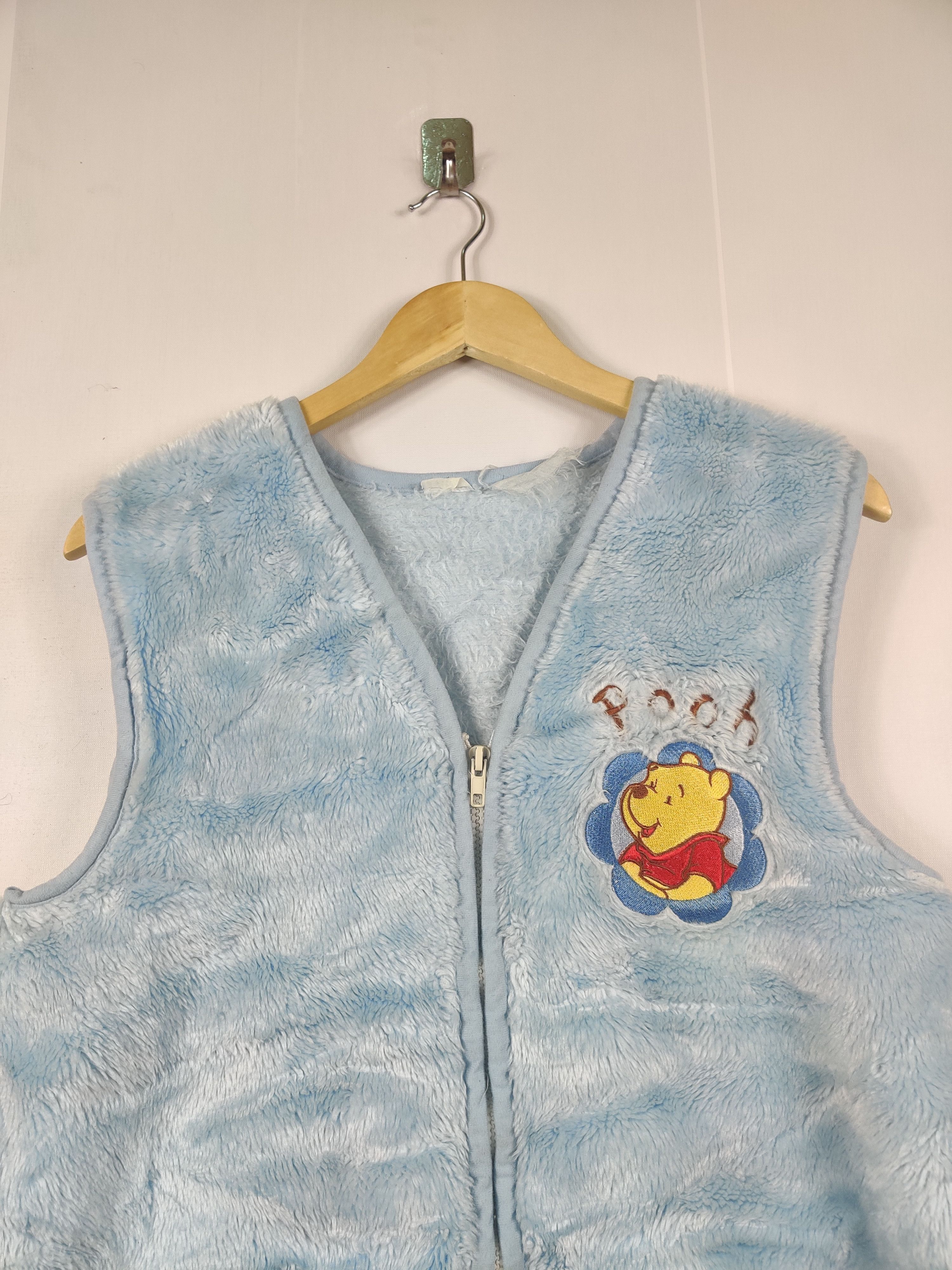 Cartoon Network Vintage Winnie The Pooh Fleece Zipper Vest Size US M / EU 48-50 / 2 - 4 Thumbnail