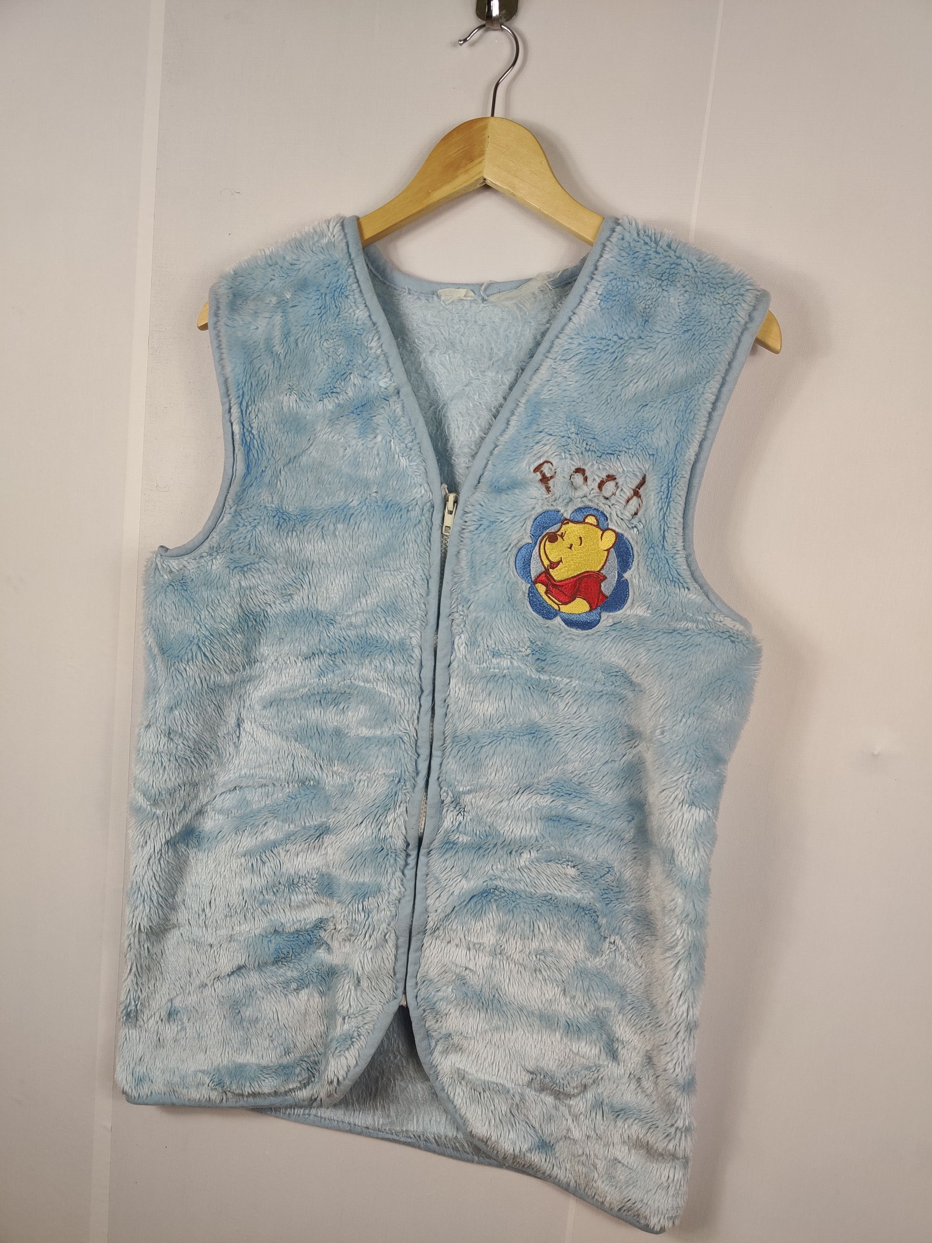 Cartoon Network Vintage Winnie The Pooh Fleece Zipper Vest Size US M / EU 48-50 / 2 - 3 Thumbnail