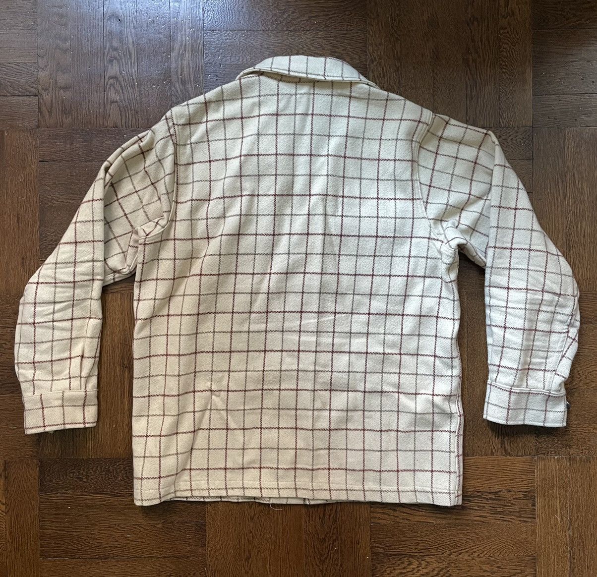 Woolrich Woolen Mills Vintage Woolrich Shirt Jacket - Beige Wool Plaid Size US L / EU 52-54 / 3 - 2 Thumbnail